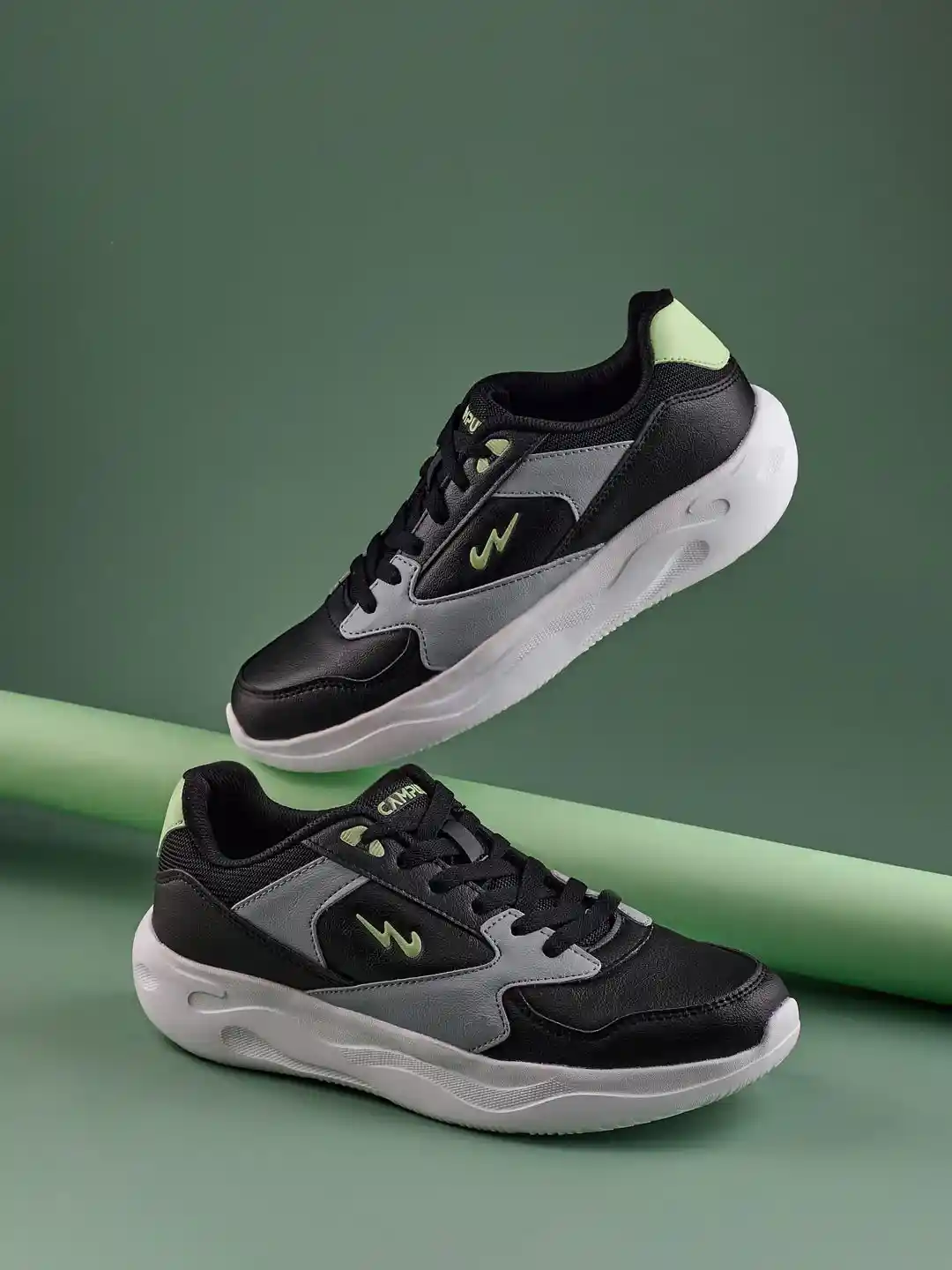 Buy Campus Men OG-35 PU Colourblocked Lace-Ups Sneakers Casual