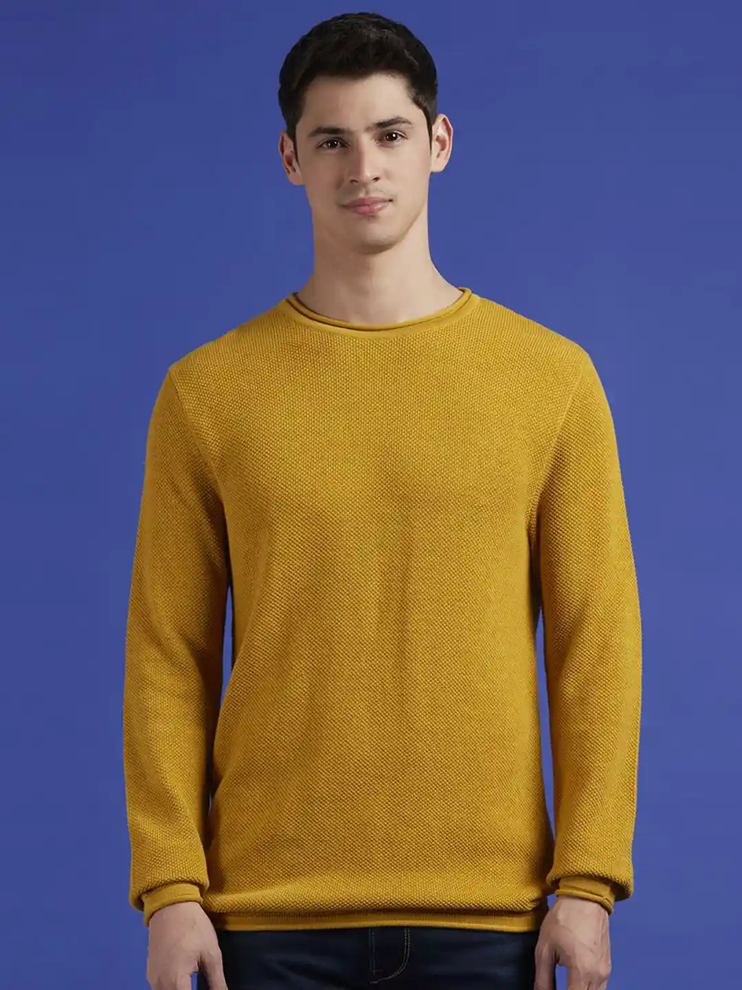 Buy Pepe Jeans Men Pullover Lightweight Full Sleeved Sweater