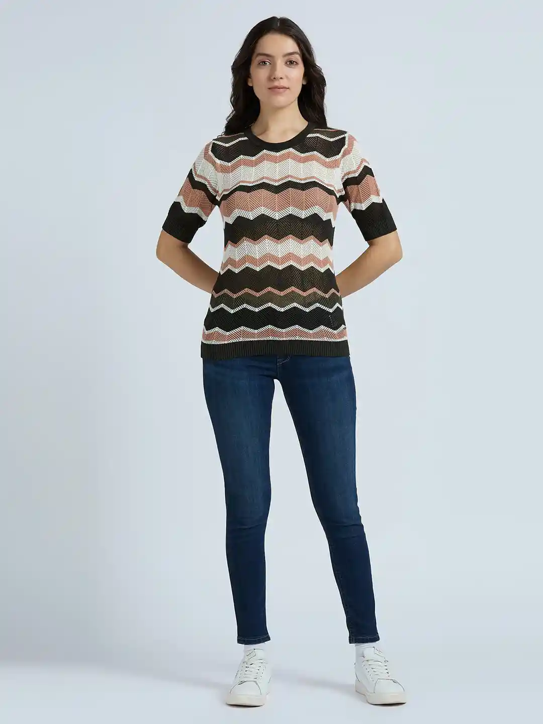 Buy Pepe Jeans Round Neck Regular Top Tops for Women 31322198