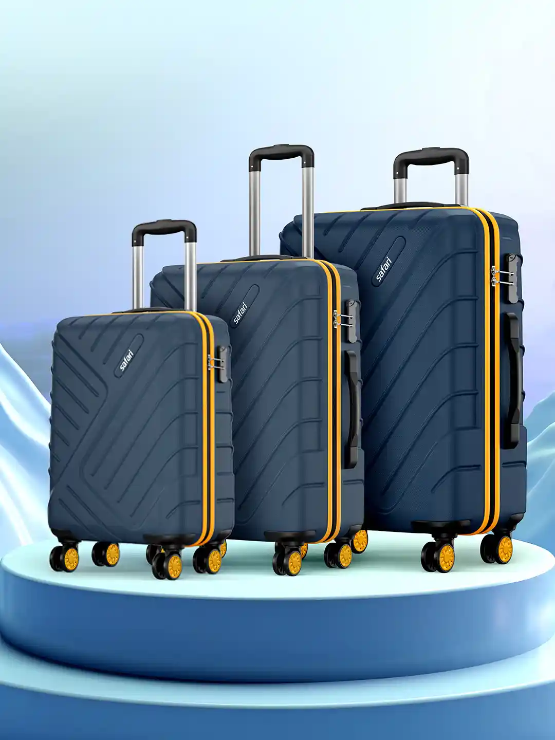 Buy Safari Set Of Accent wheel Hard Cabin Medium Large