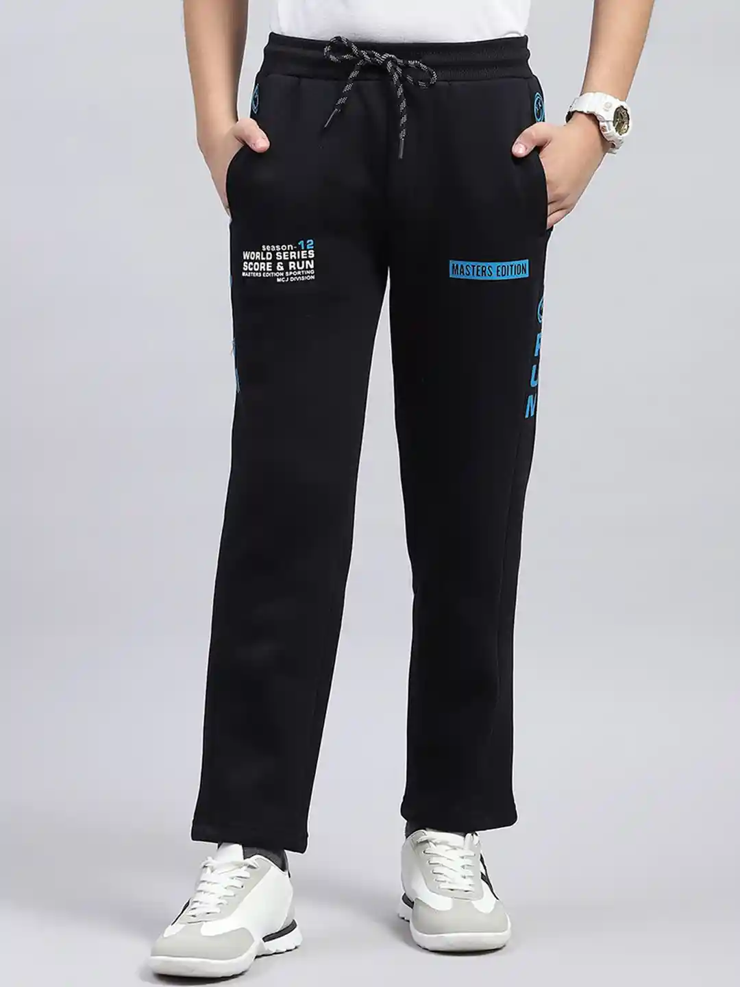 Buy Monte Carlo Boys Mid Rise Track Pants Track Pants for Boys