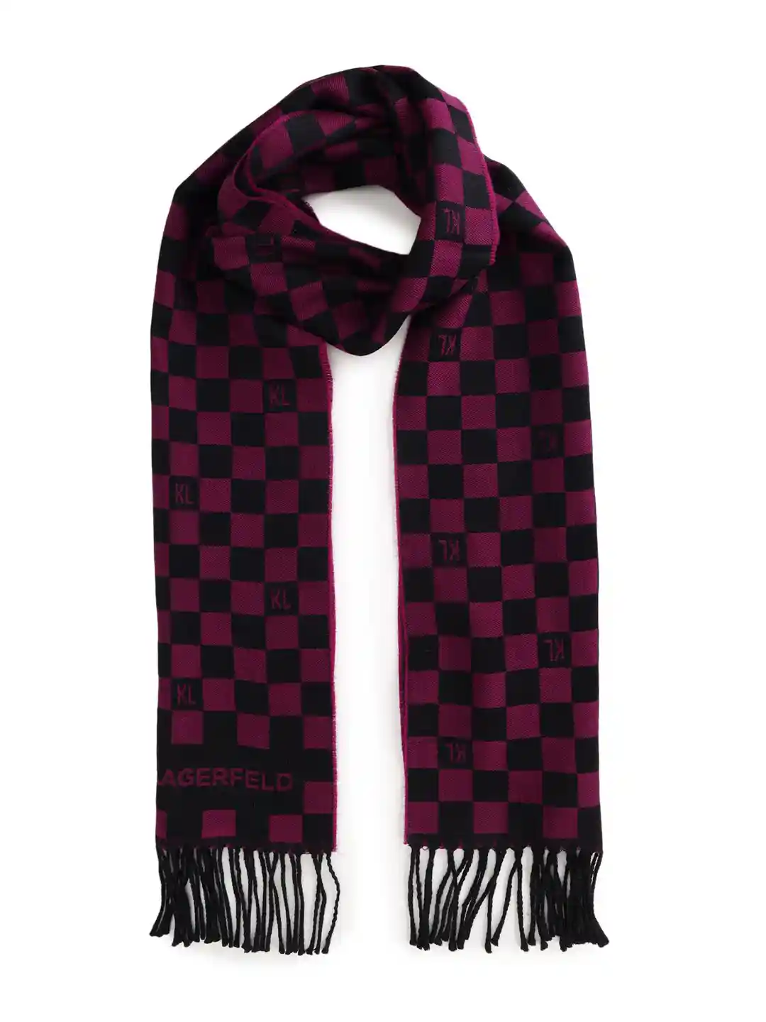 Buy Karl Lagerfeld Men Printed Checked Scarf Scarves for Men