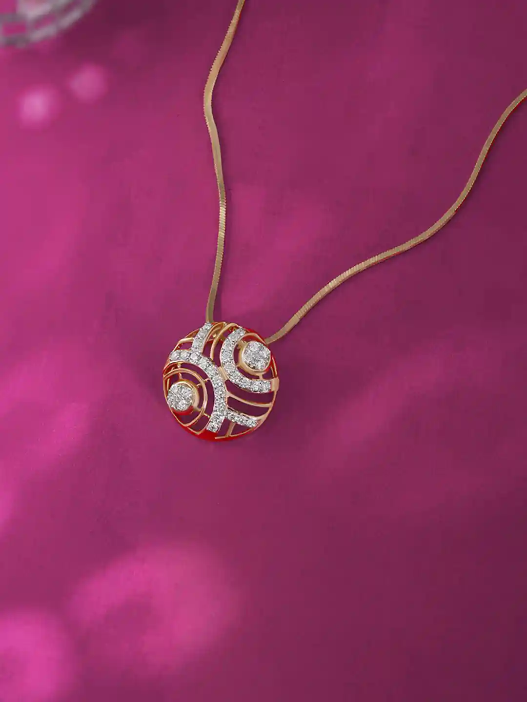 Tanishq Jewellery Mia By Tanishq Pendant Mia By Tanishq Women 14K