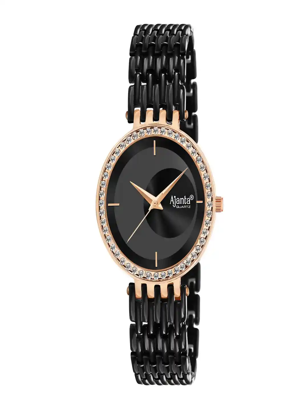 Buy Ajanta Quartz Women Dial Stainless Steel Straps Analogue