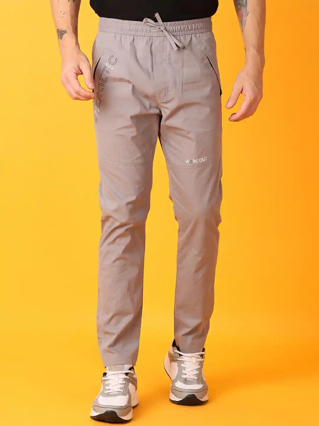 Buy V-Mart Men Cotton Mid Rise Regular Fit Track Pant Track