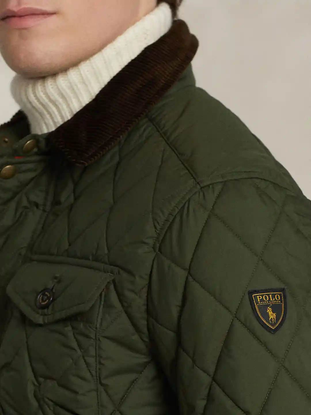 Designer Jackets Polo Ralph Lauren Men's Quilted Sport Coat