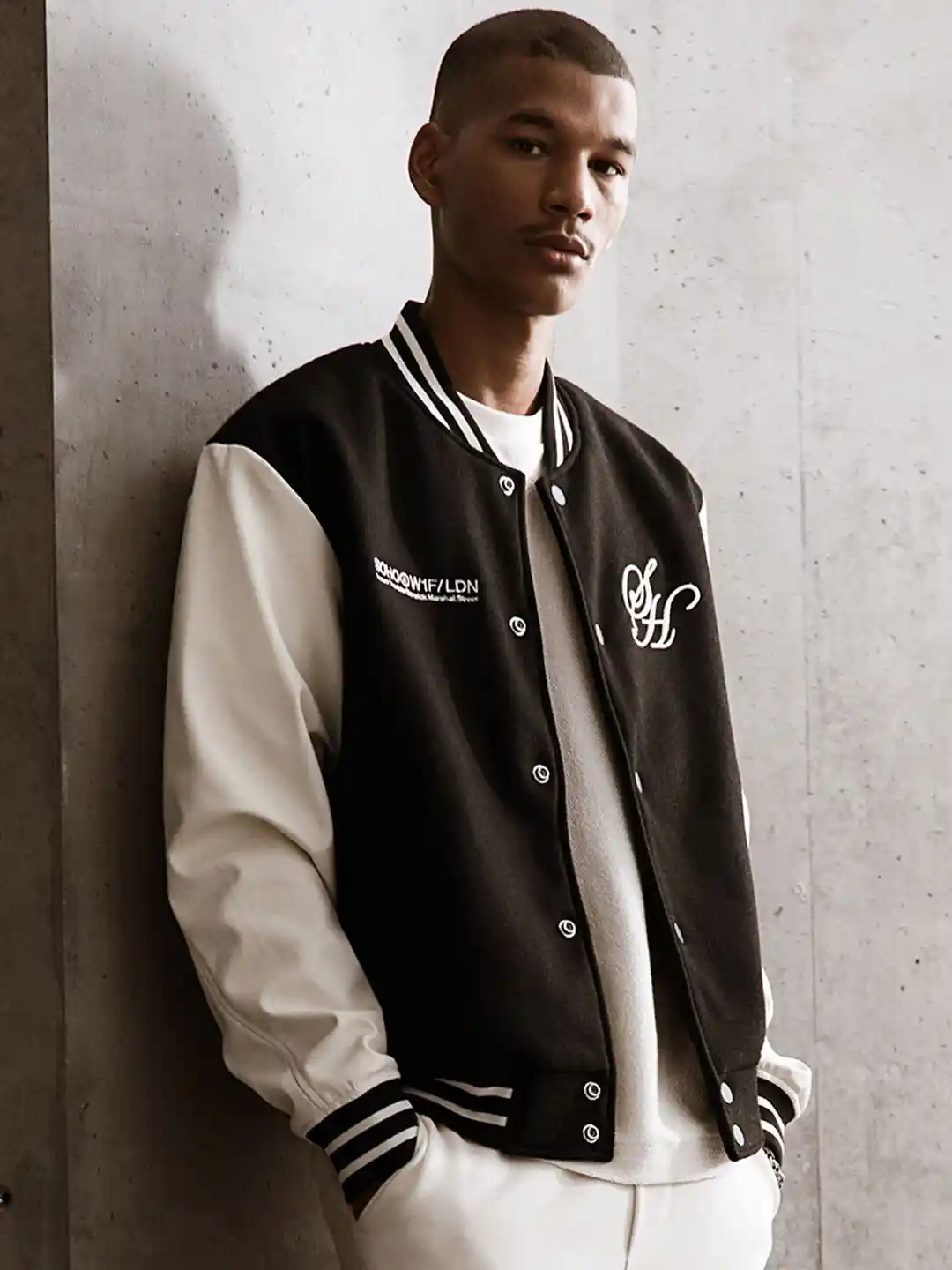 Buy H&M Loose Fit Baseball Jacket Jackets for Men 31381756 Myntra