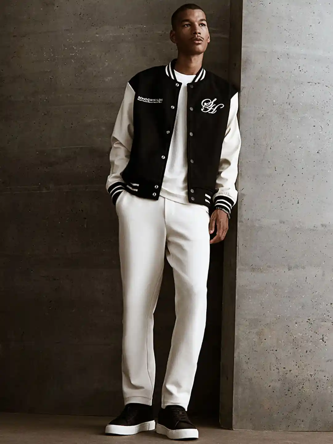 H&M Loose Fit Baseball Jacket