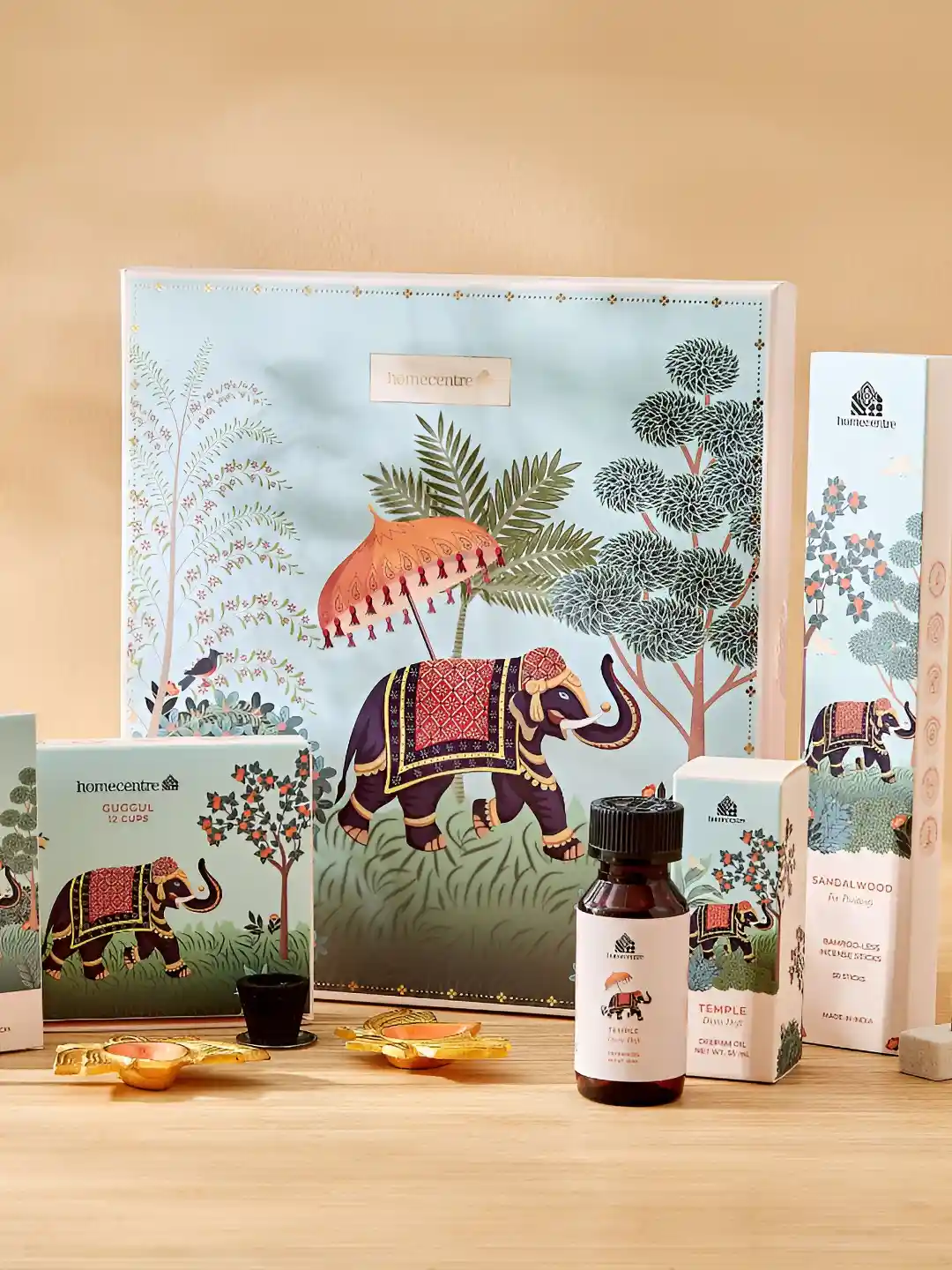 Buy Home Centre Divine Blue and Red 75Pcs Sandalwood Fragrance