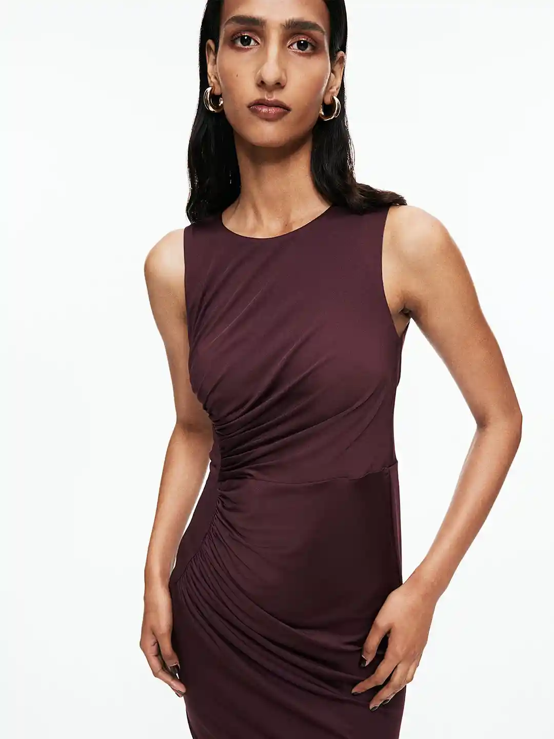 Buy H&M Draped Jersey Dress Dresses for Women 31387673 Myntra
