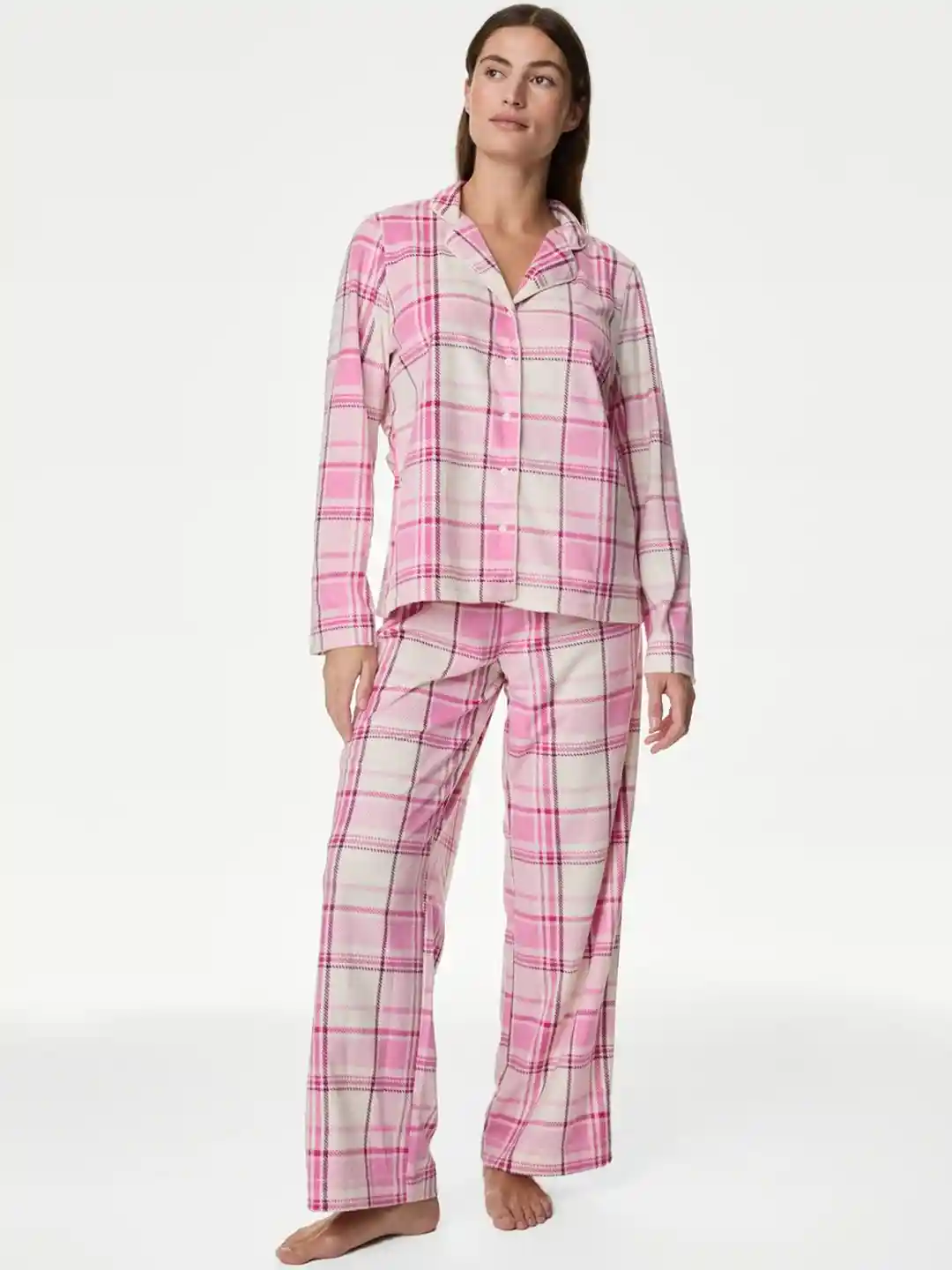 Buy Marks Spencer Women Checked Night suit Night suits for