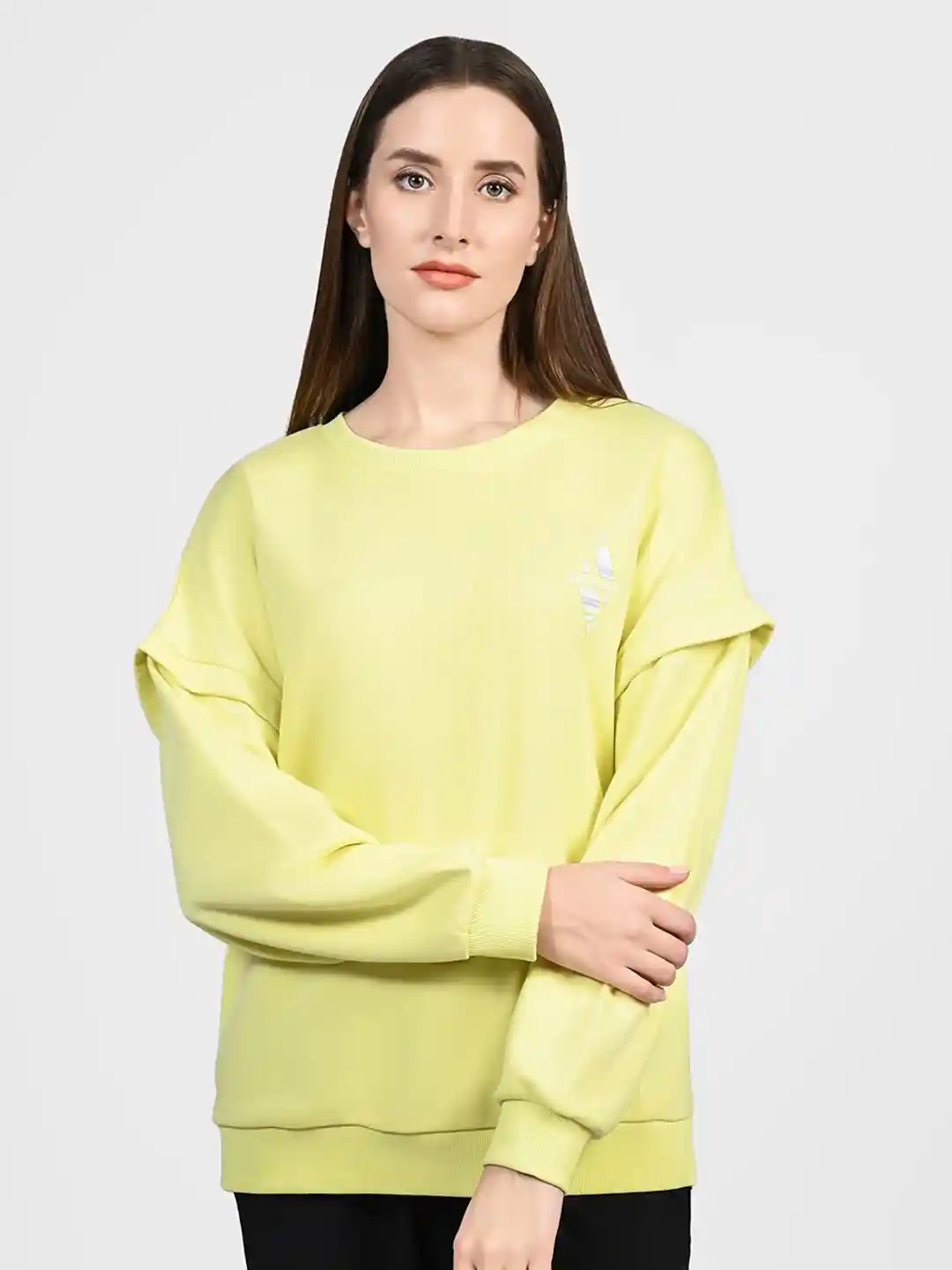 Skechers Women Oasis Layered Cotton Long Sleeve Top