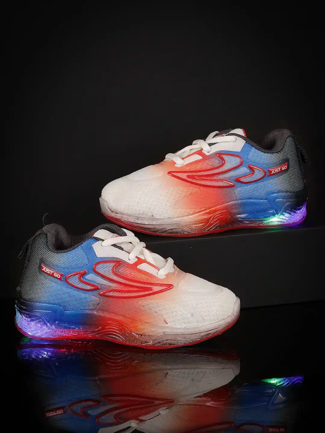 Buy PASSION PETALS Unisex Kids Colorblocked Lightweight Lace Up