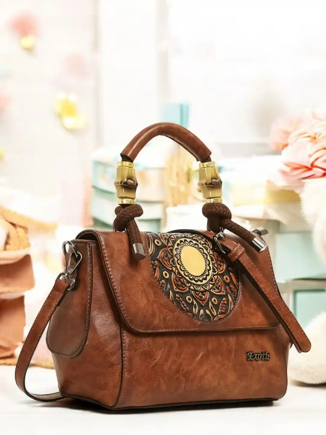 Myntra Da Milano Trolley Bags Leather Handbag Myntra Bags For