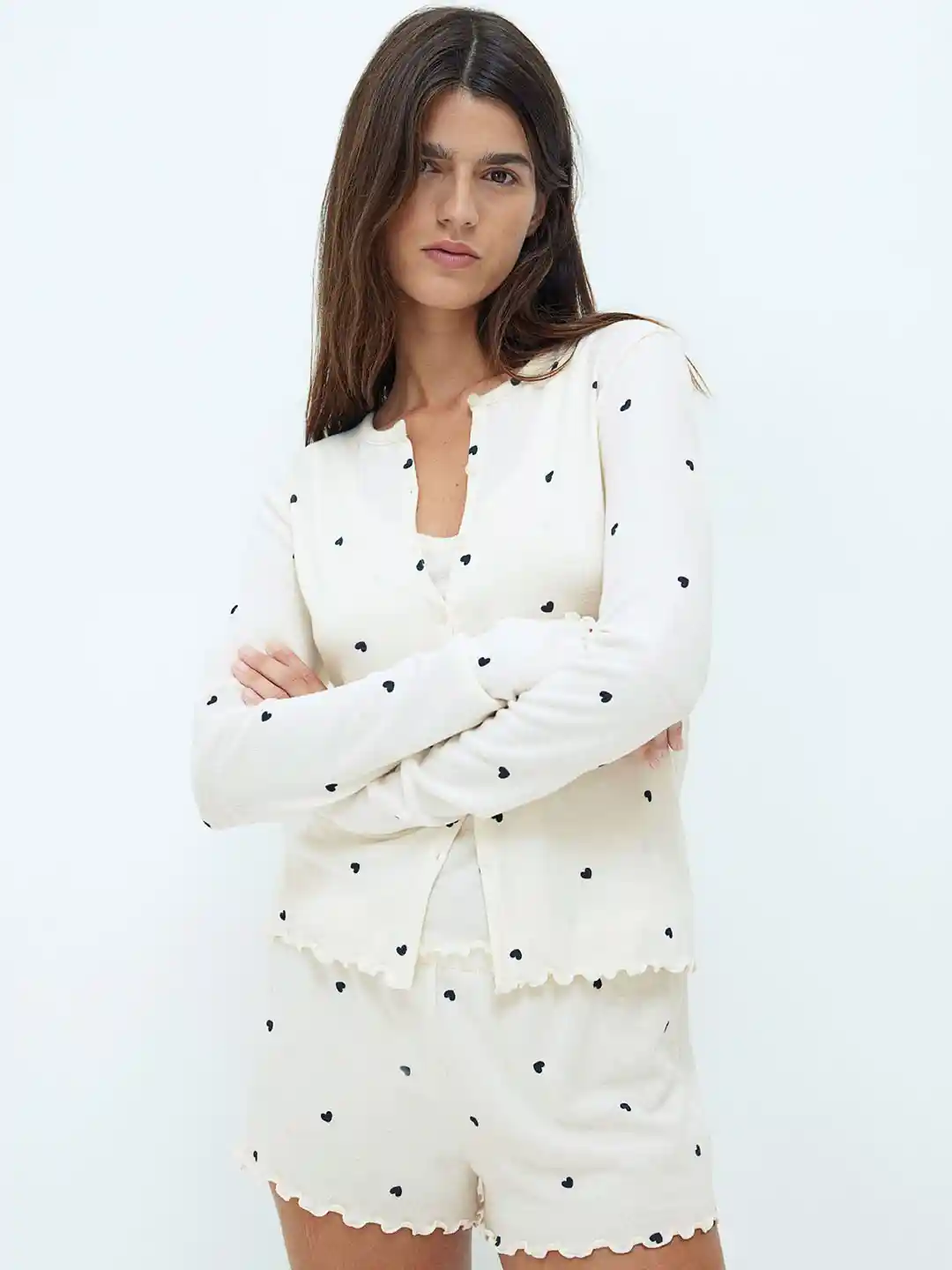 Buy H&M 3-Piece Pyjama Set Night suits for Women 31435612 Myntra