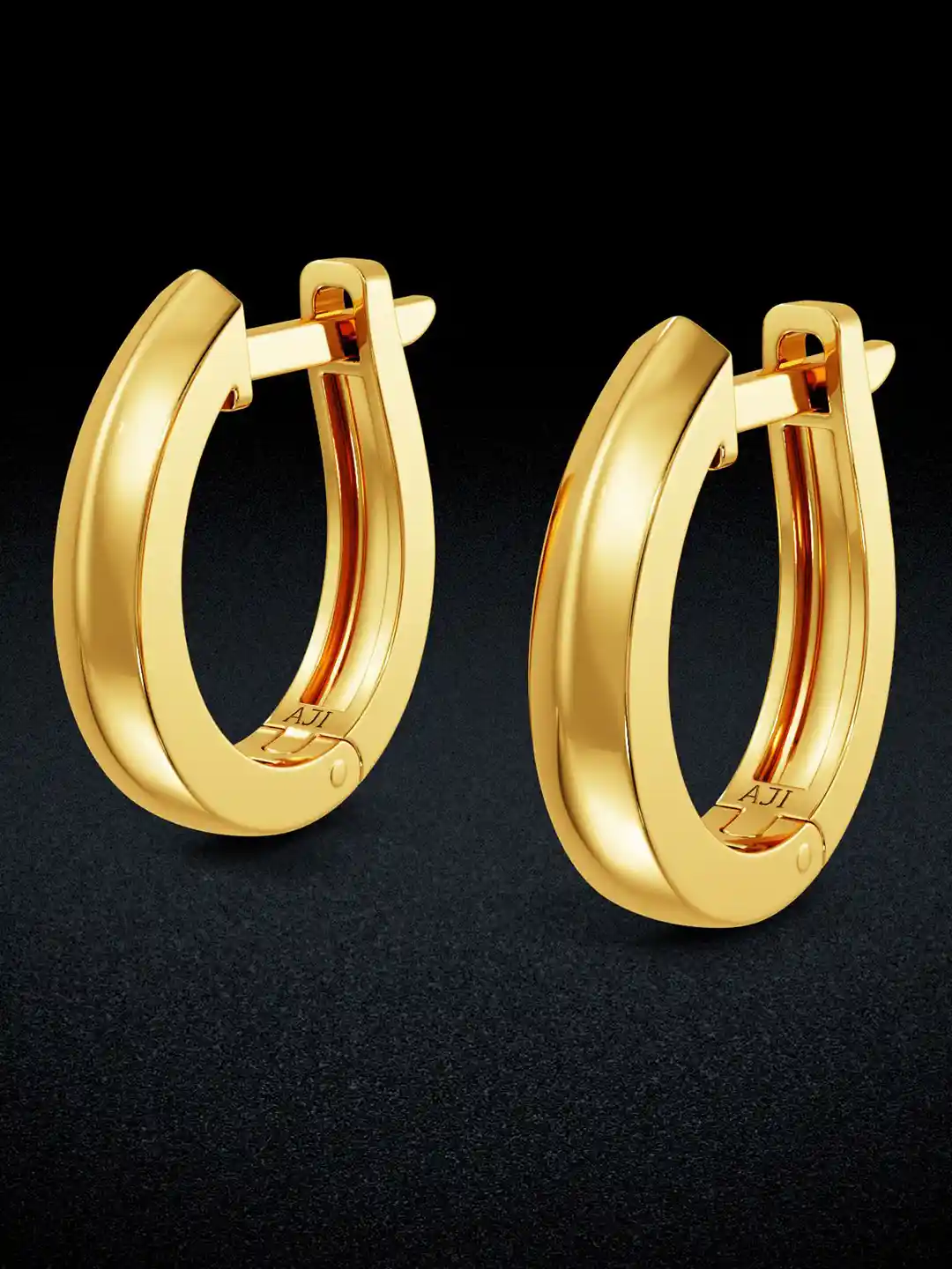 Buy Joyalukkas Women 22KT Yellow Gold Round Earrings Gm