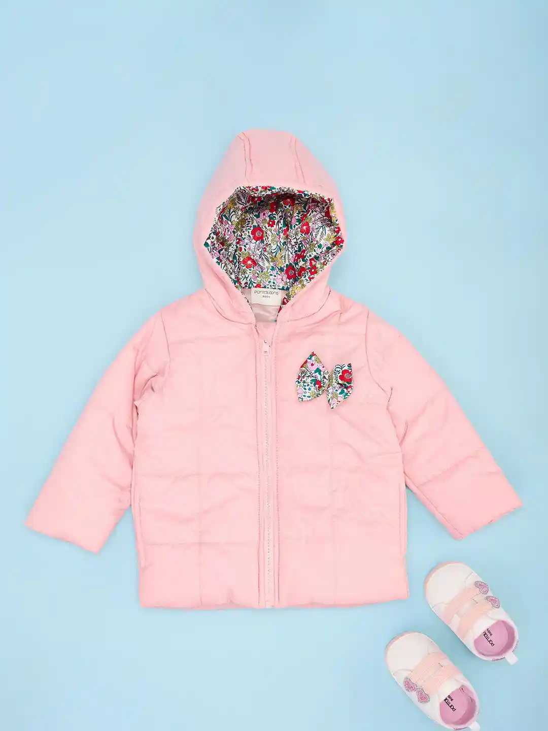 Buy Pantaloons Baby Girls Puffer Jacket with Embroidered Jackets