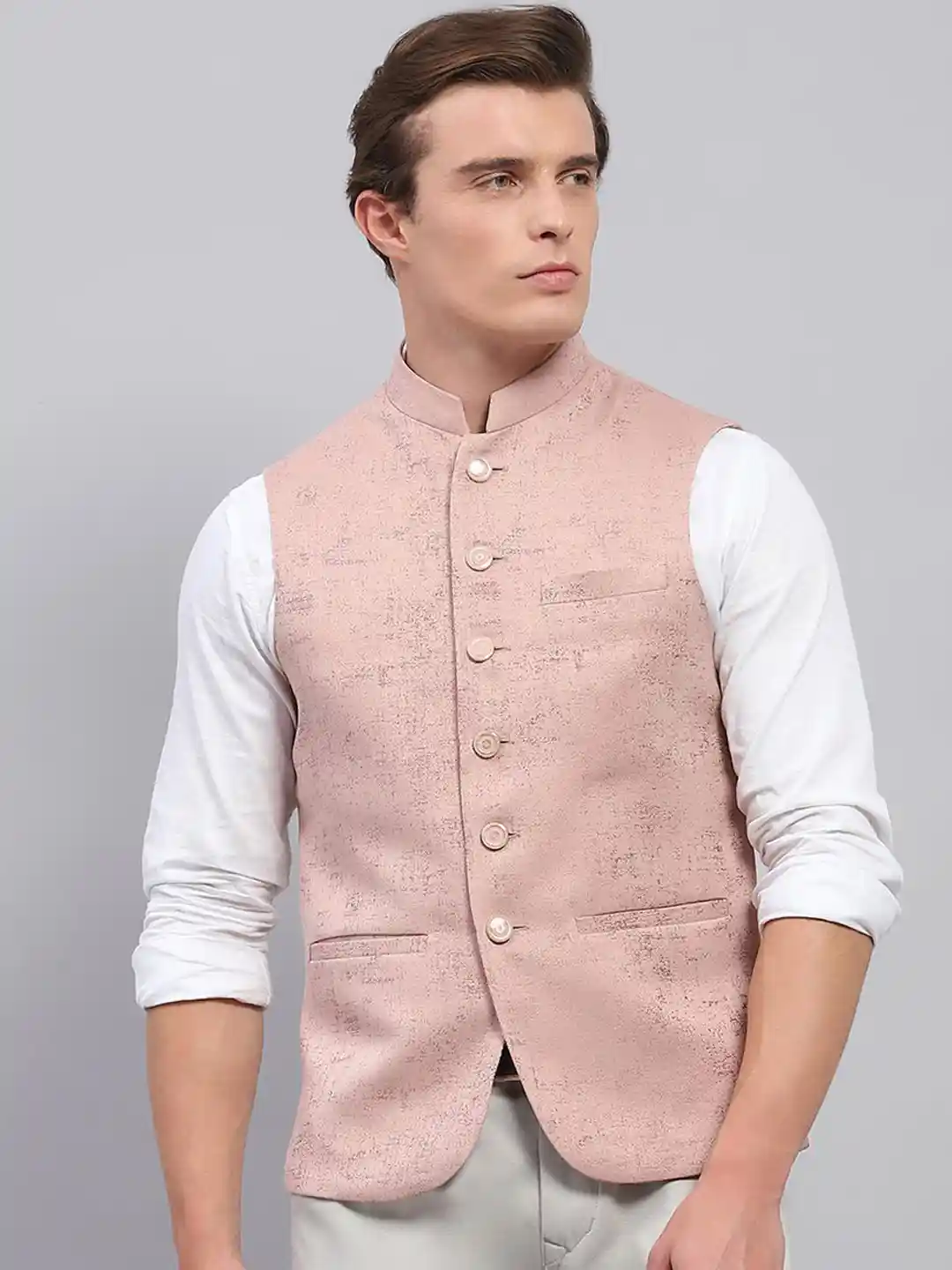 Buy Monte Carlo Men Printed Nehru Jacket Nehru Jackets for Men