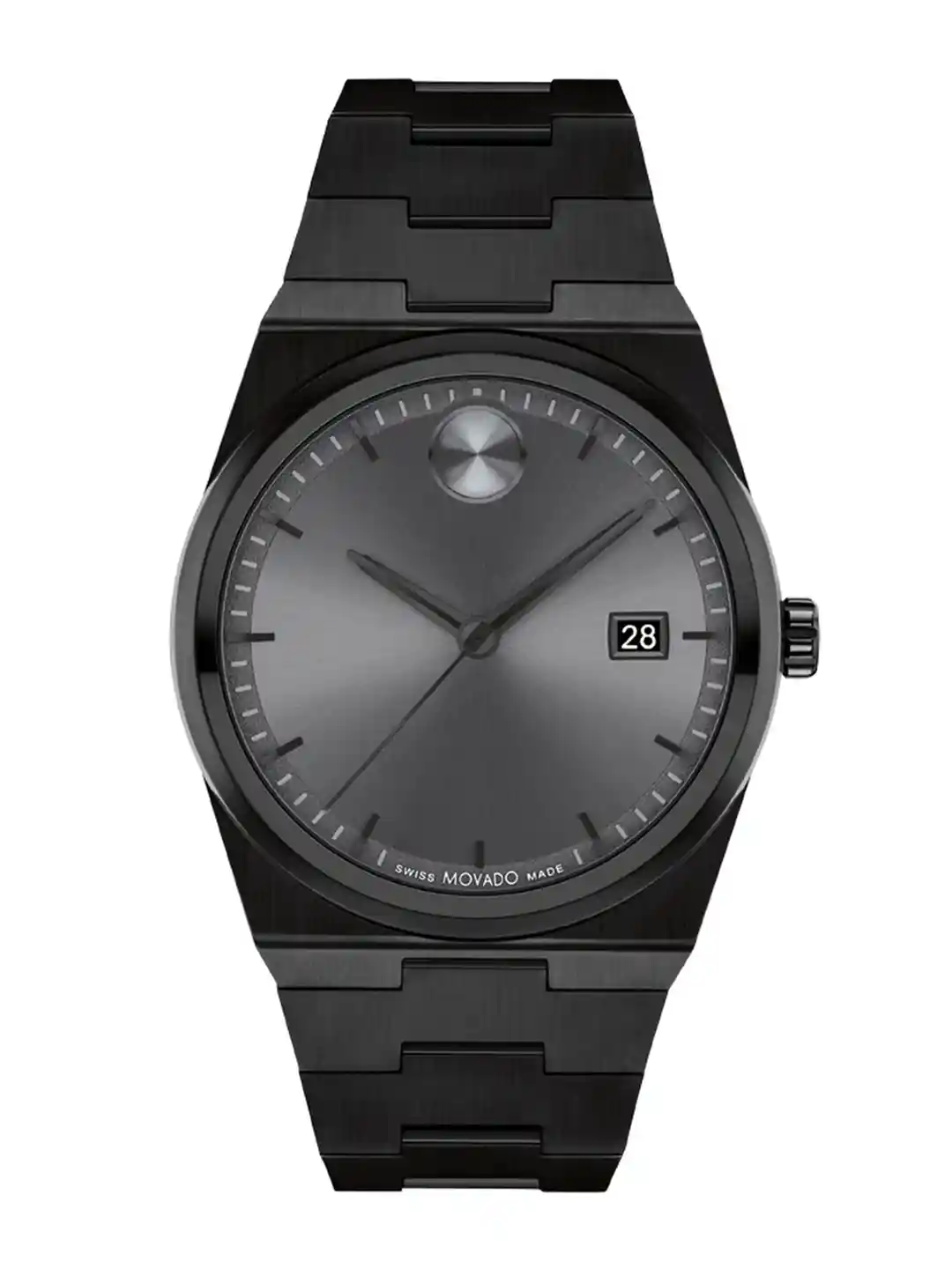 Buy MOVADO Bold Quest Swiss Qtz Grey Round Dial Men's Watch