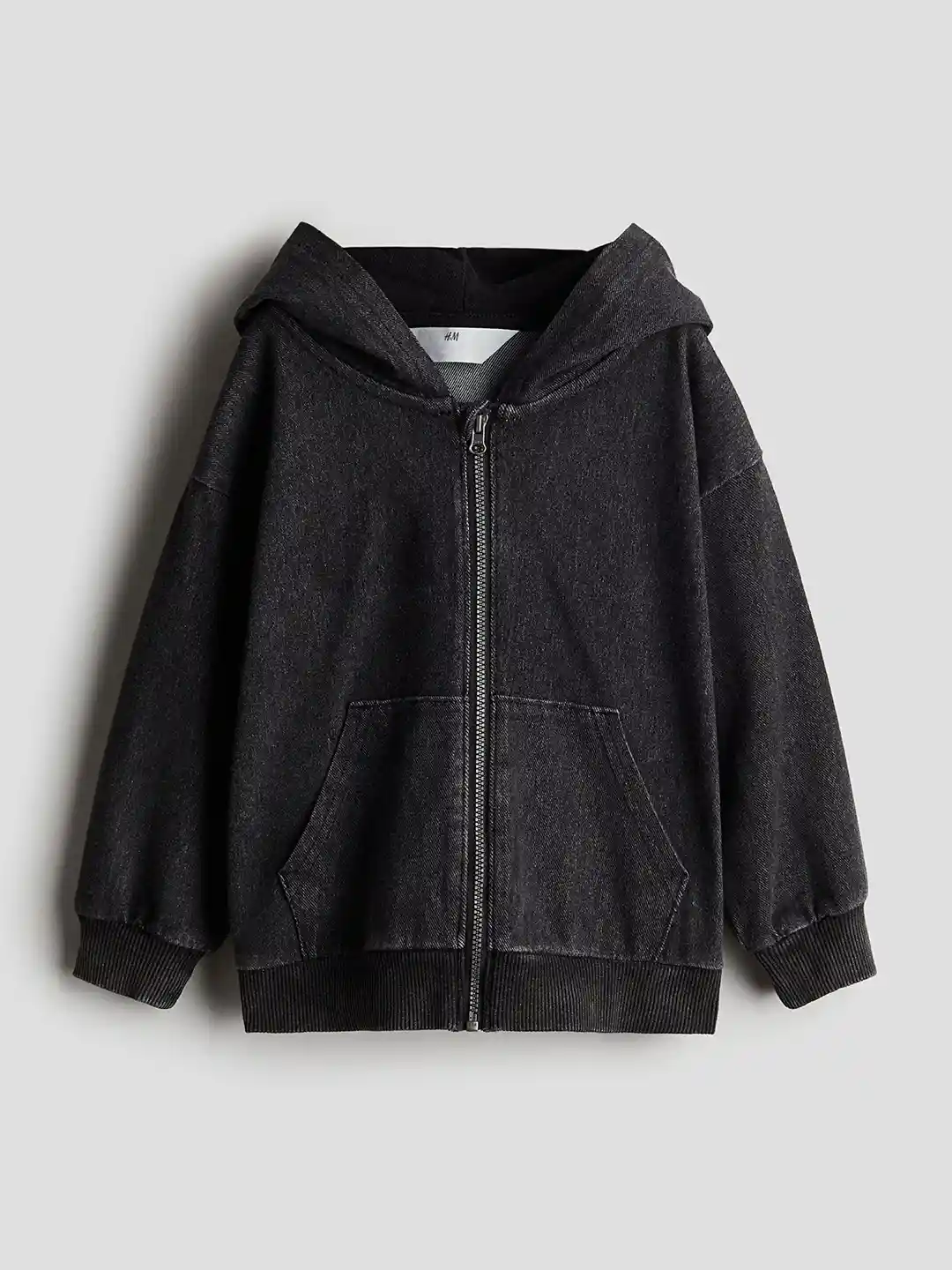 H&M Boys Zip-Through Twill Hoodie