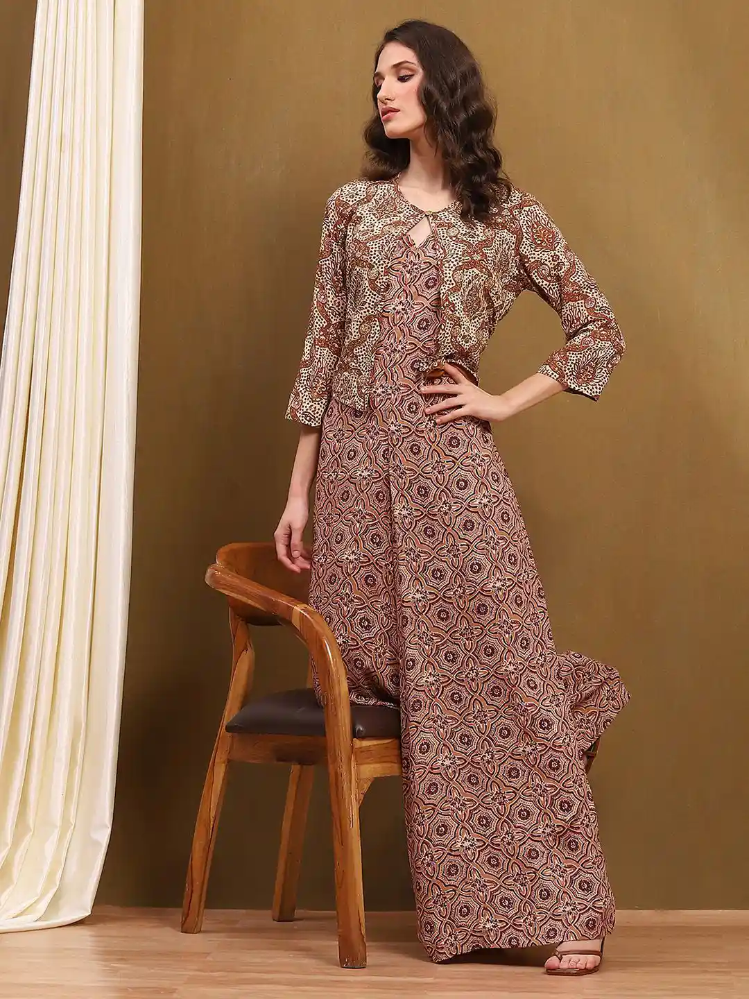 Biba Ladies Maxi Dresses Online Biba Women Floral Printed Keyhole