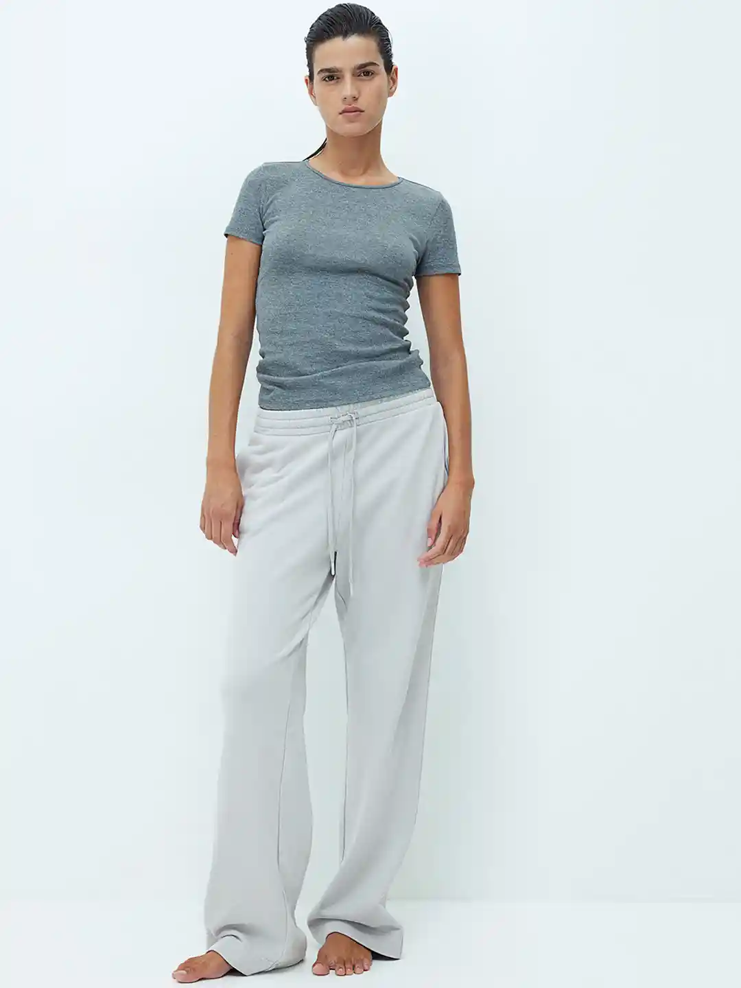Buy H&M Straight Sweatpants - Trousers for Women 31216596