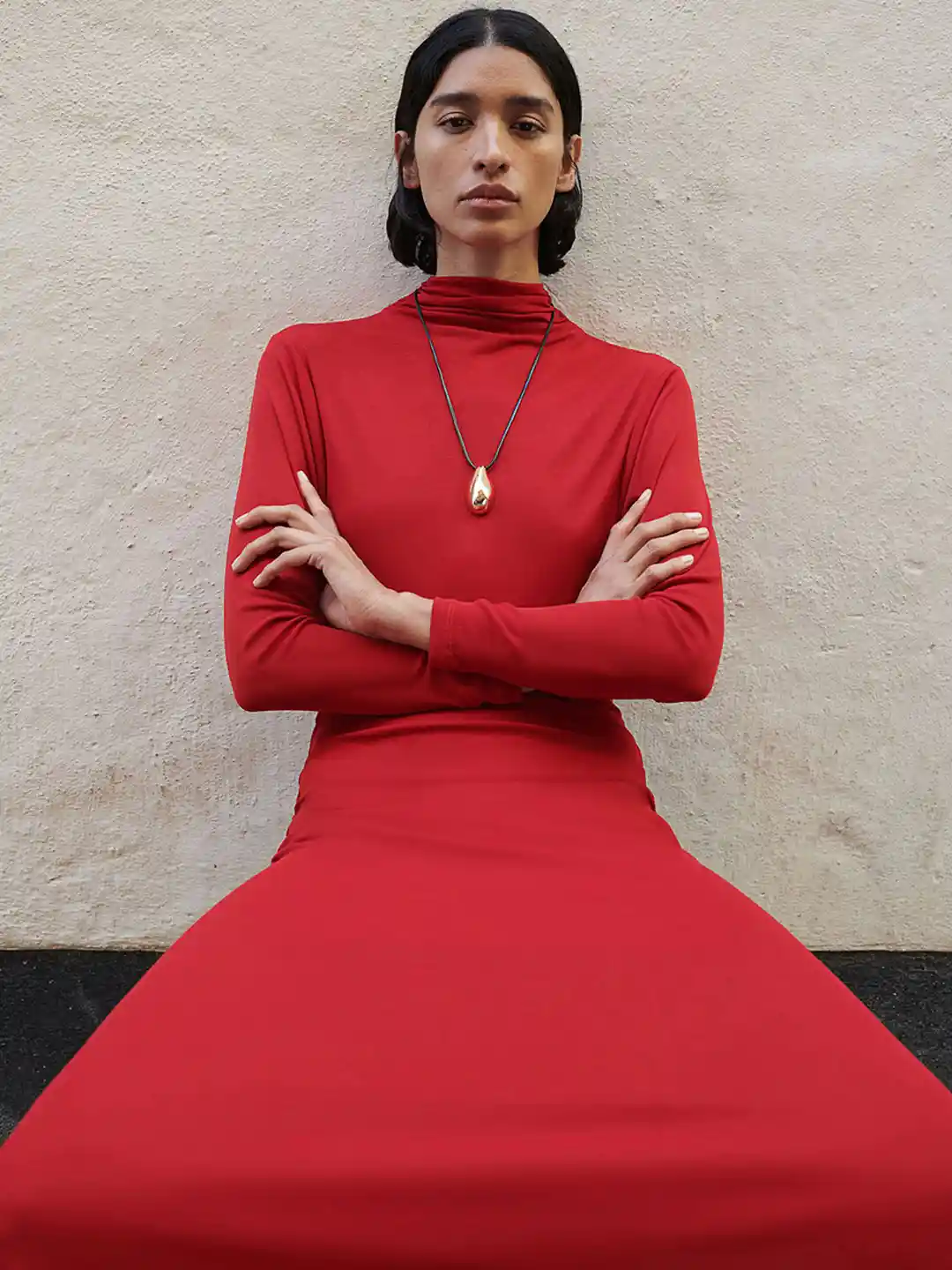 Buy H&M Draped Turtleneck Dress Dresses for Women 31220968 Myntra