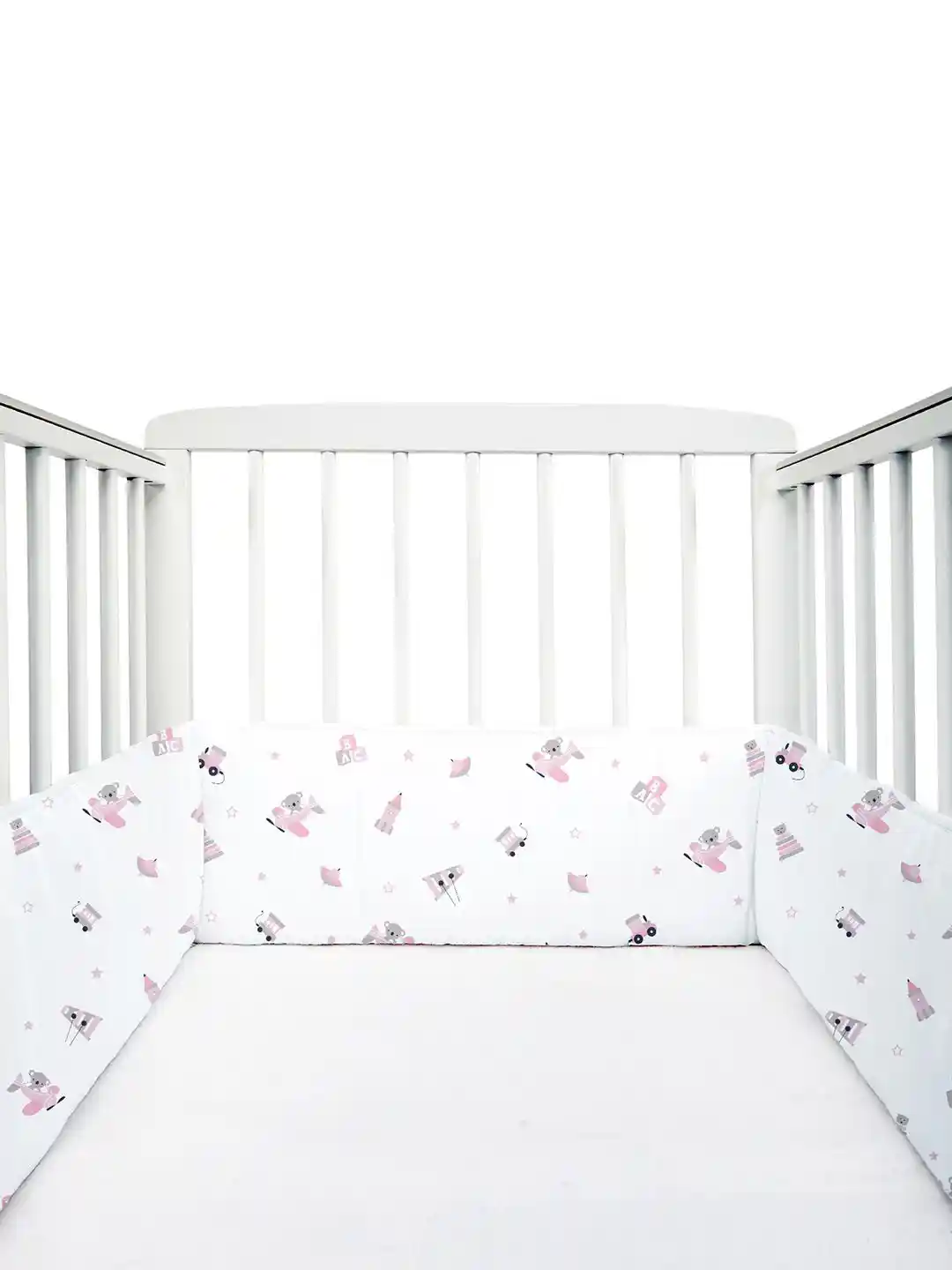 Buy The White Cradle Kids Printed Pure Cotton Cot Bumper Baby
