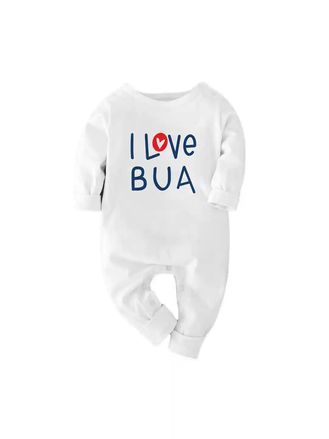 Buy Zeezeezoo Infants Kids I Love Bua Cotton Printed Full Sleeve