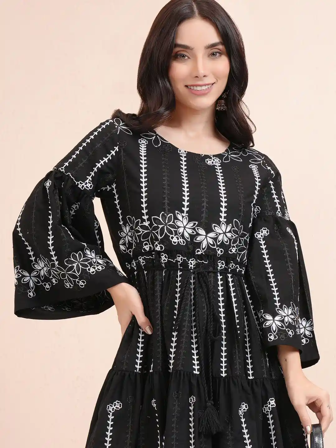 andmary Elsie flare mini dress andmary AM1405 Elsie flare mini dress