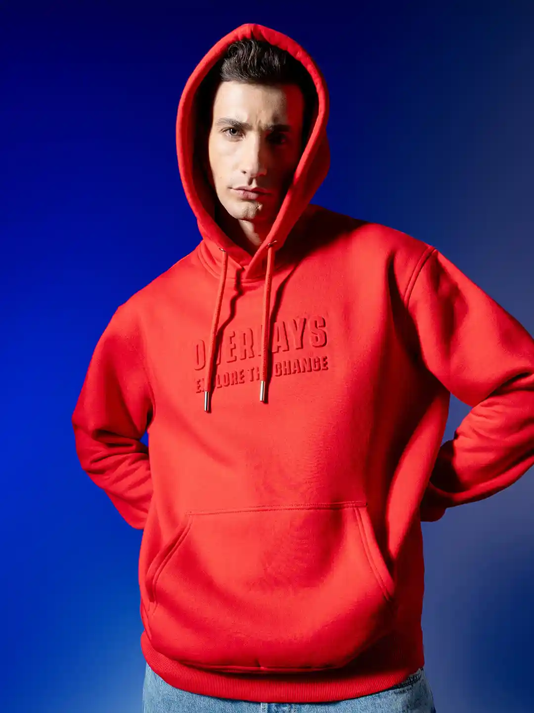 Buy Overlays Men Hooded Sweatshirt Sweatshirts for Men 31255310