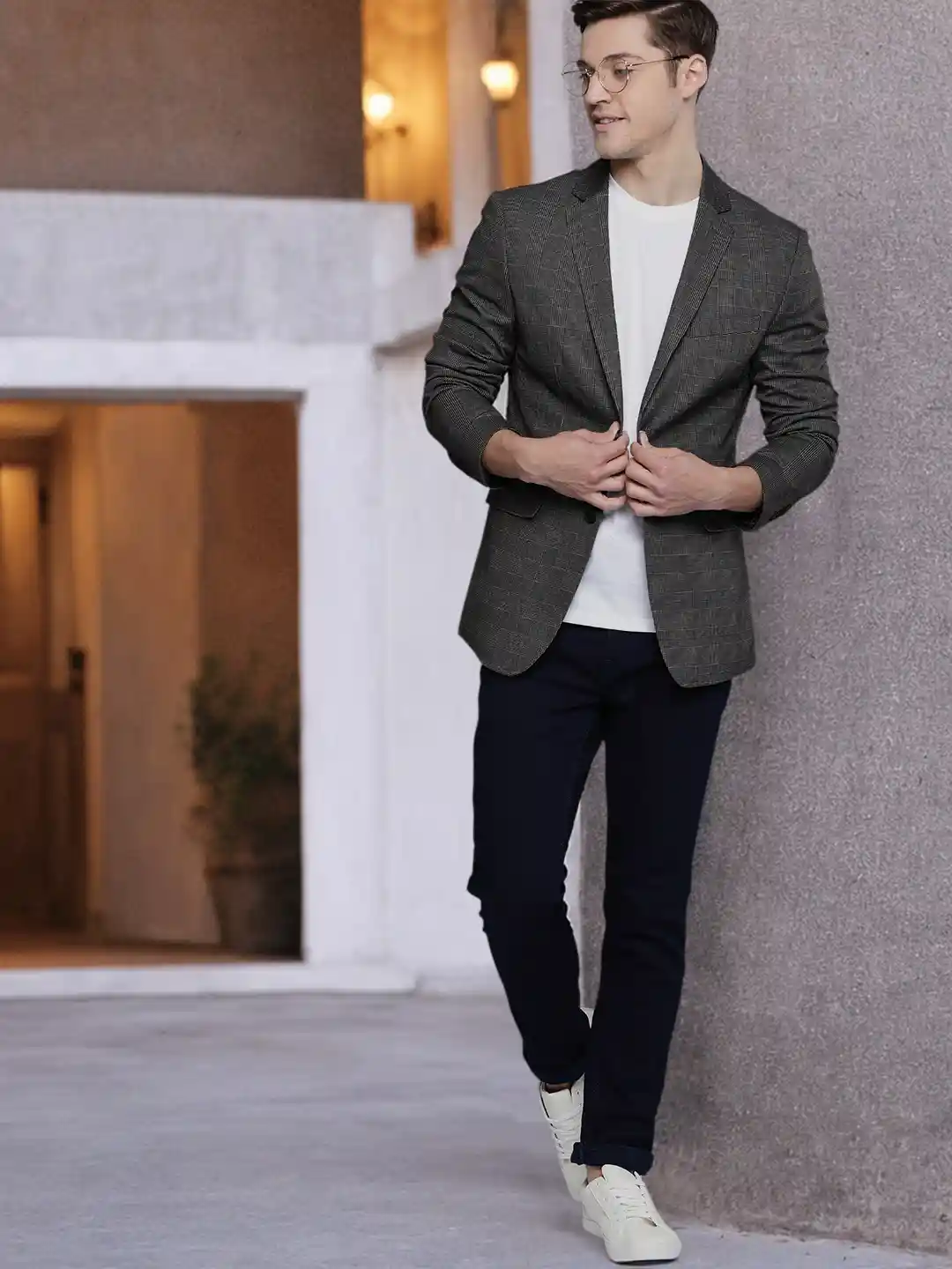 Men Gray Sport Coat And Jeans Gray Blazer Blue Jeans Grey Blazer