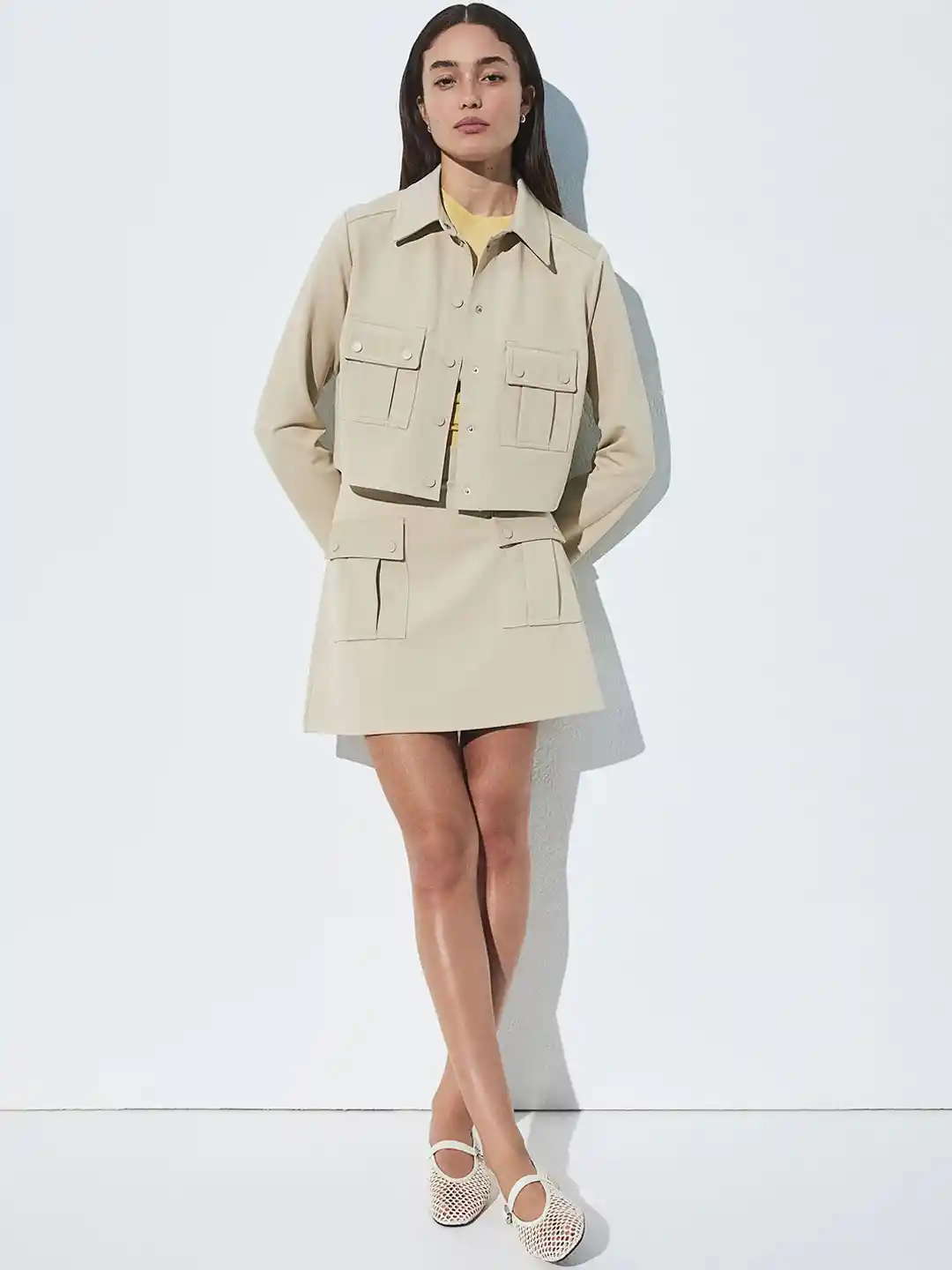 Buy H&M Jersey A-Line Mini Cargo Skirt Skirts for Women 30882293