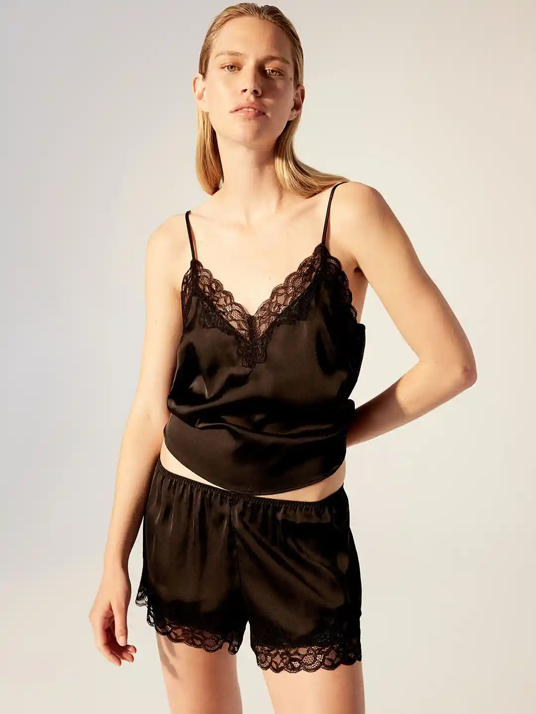 H&m Satin And Lace Pyjamas H&m Satin Pyjamas Cami Satin