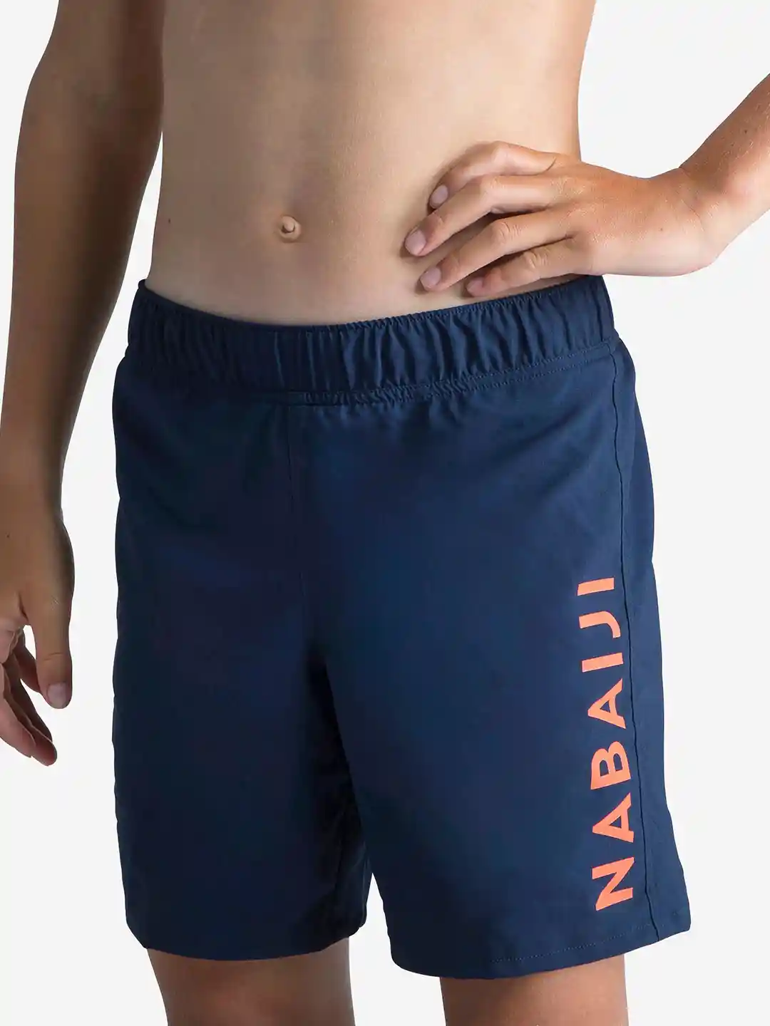 Decathlon Slim Fit Mens Swim Shorts Olaian By Decathlon Black Slim