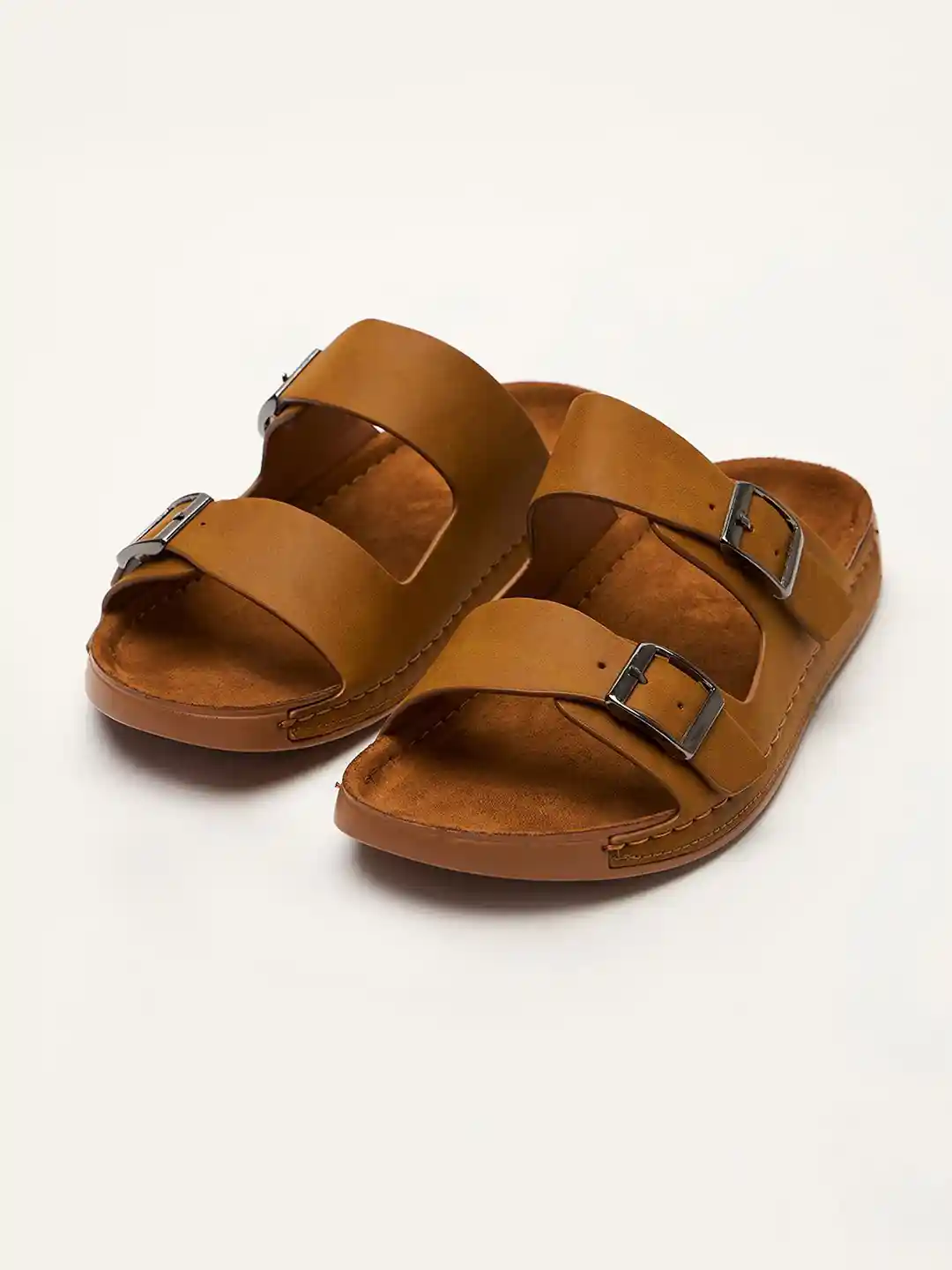 Buy THE BEAR HOUSE Men Double-Buckle Comfort Slide Sandal