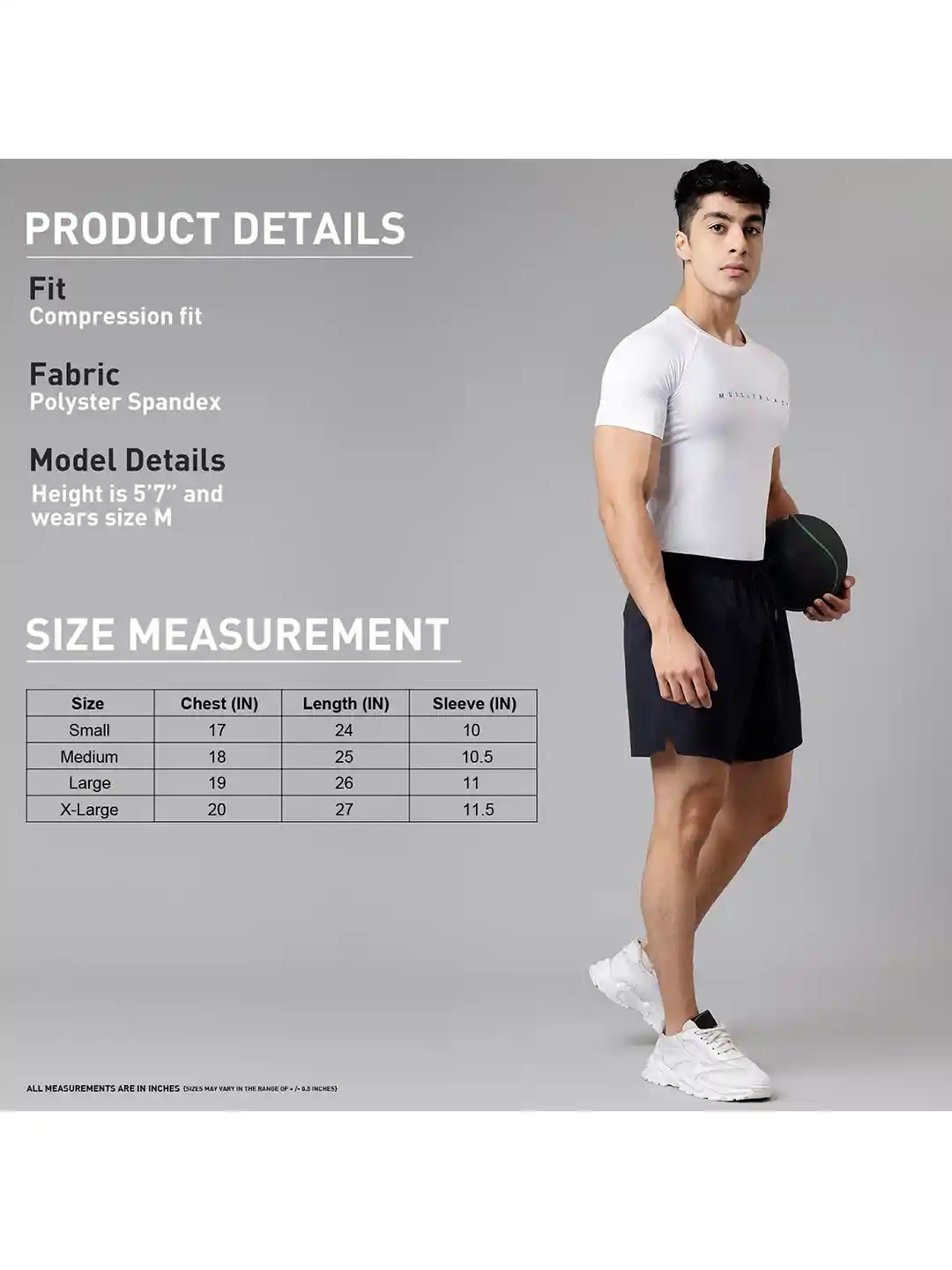 Buy MuscleBlaze Men Pockets Compression T-shirt Tshirts for Men