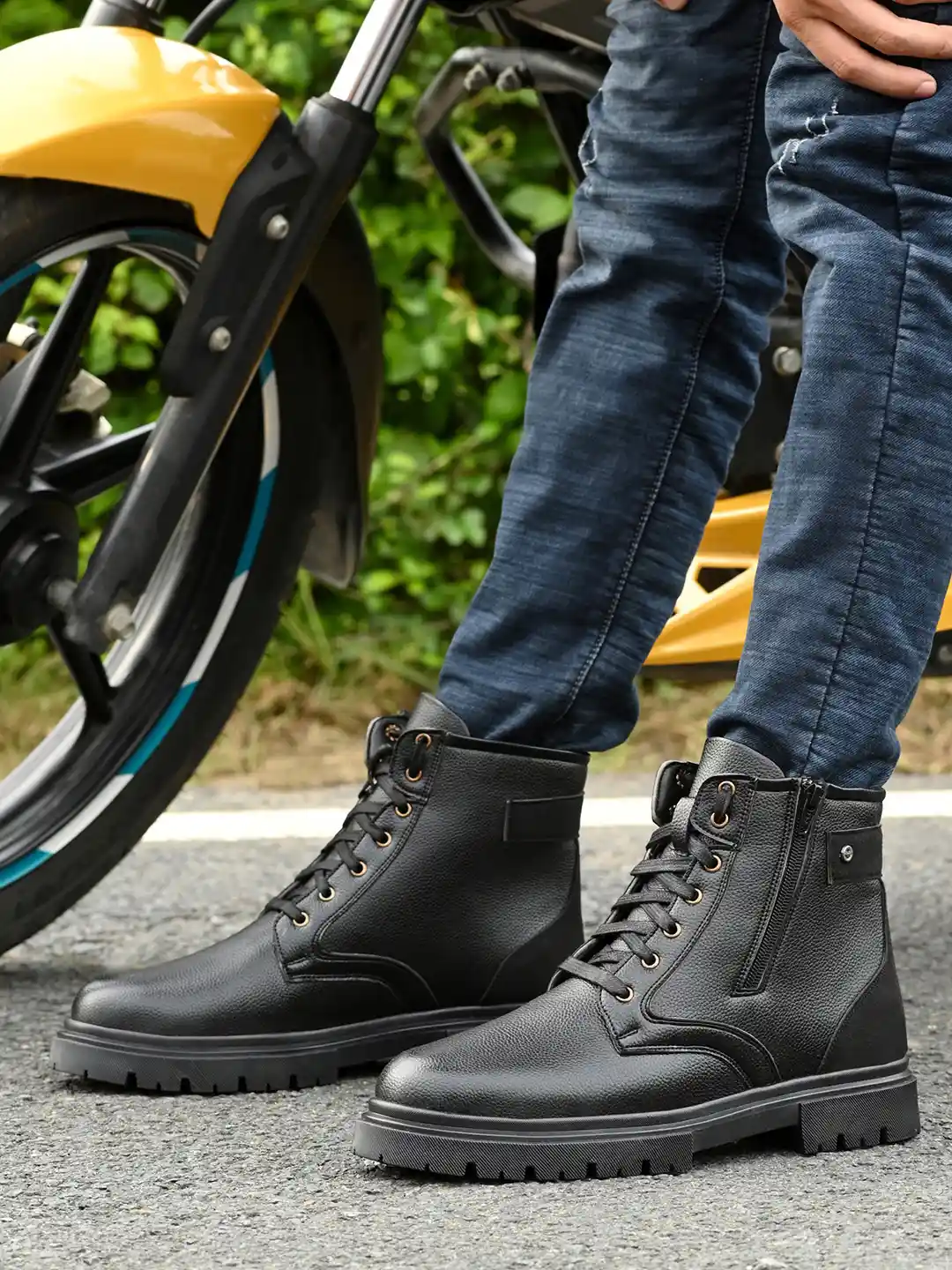 AfroJack Men Solid Regular Boots Casual Boots