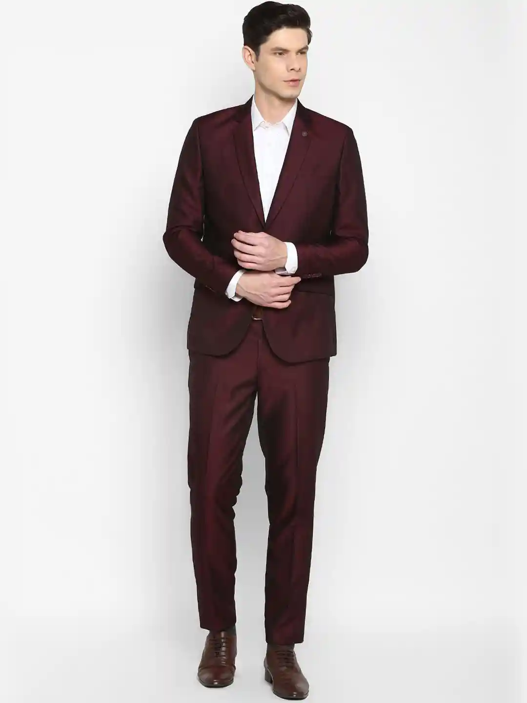 Buy Turtle Men Tailored-Fit Single-Breasted Blazer and Trousers