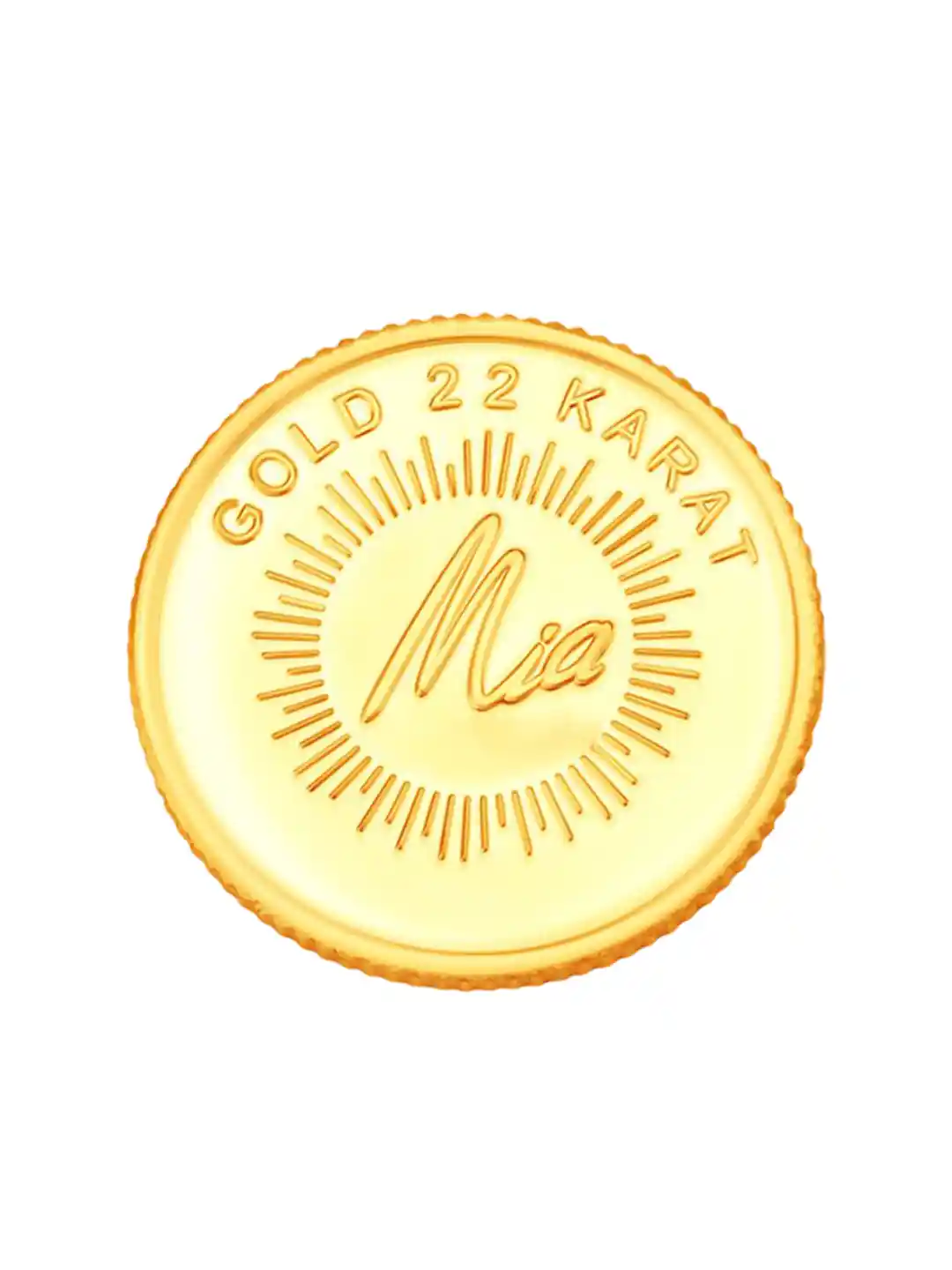 Tanishq Gold Rate Gram Gold Coin 24 Carat Buy Mia By Tanishq 22KT