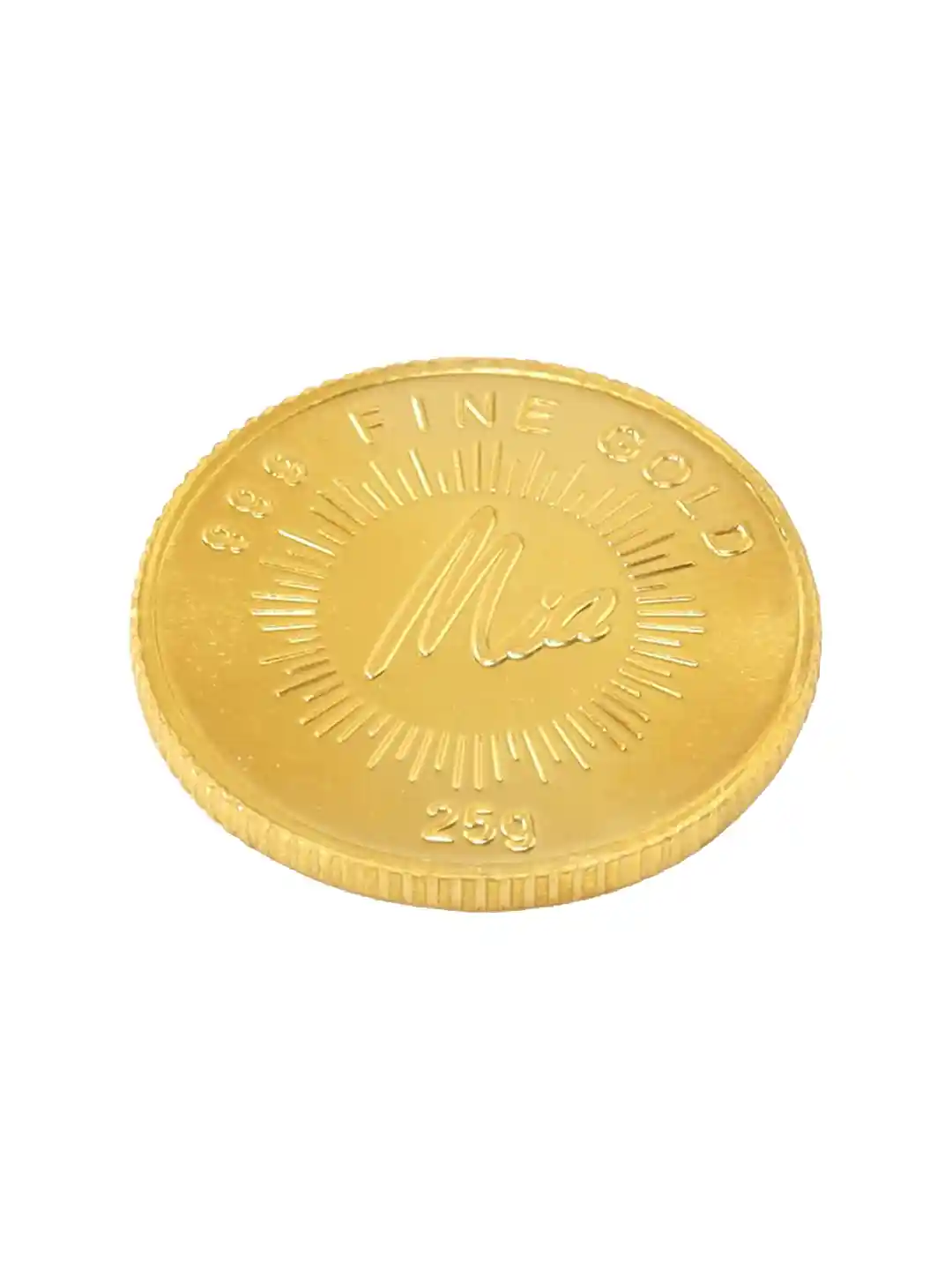 Mia by Tanishq 24KT Gold Lotus Coin 25 gm