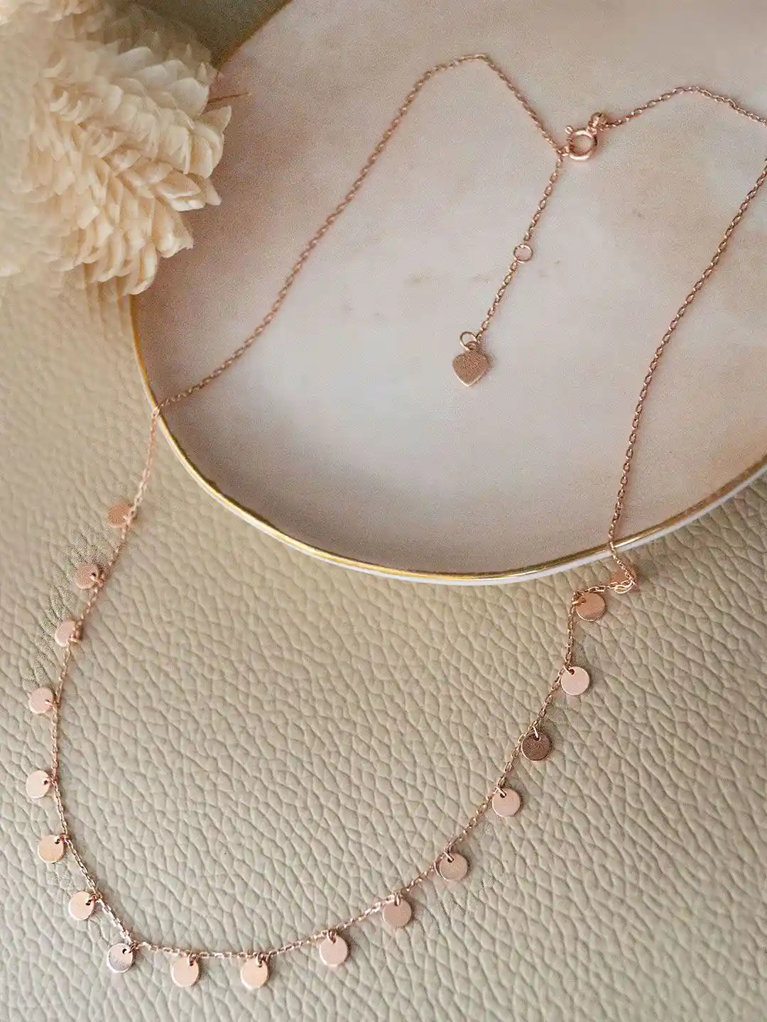 Buy MANNASH Sterling Silver Rose Gold-Plated Necklace