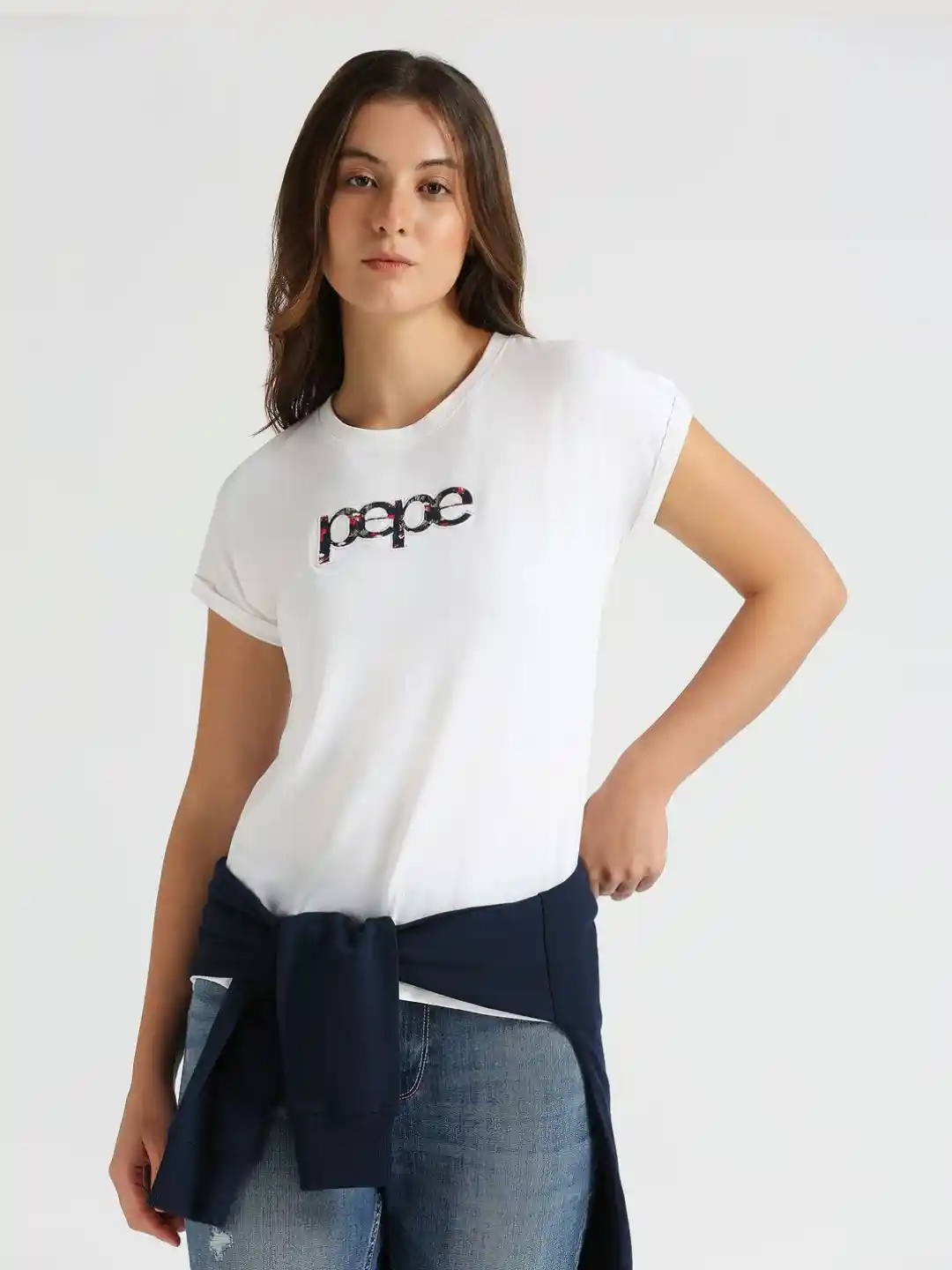 Pepe Jeans Women Pure Cotton T-shirt