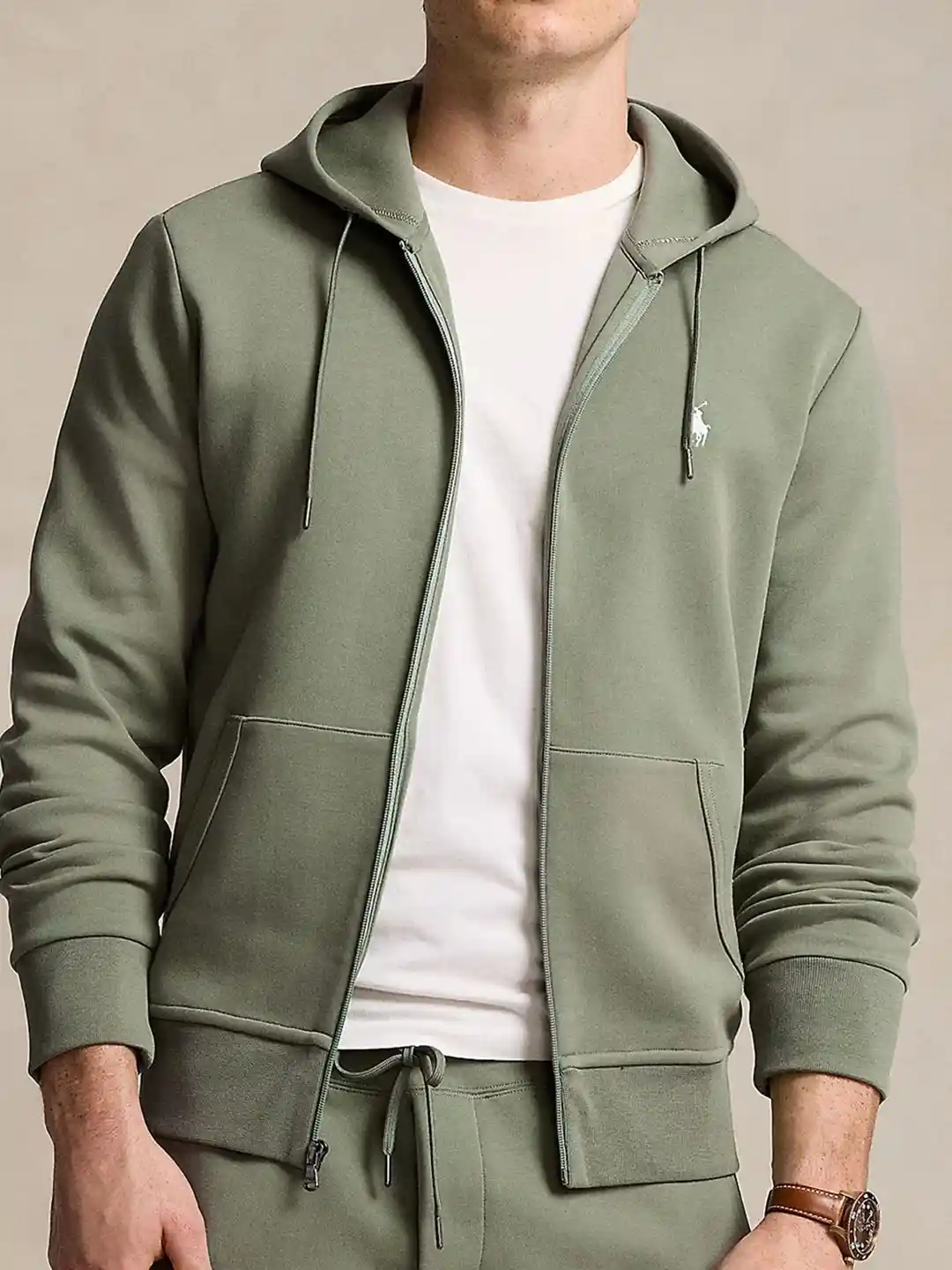 Buy Polo Ralph Lauren Double-Knit Full-Zip Hoodie Sweatshirts