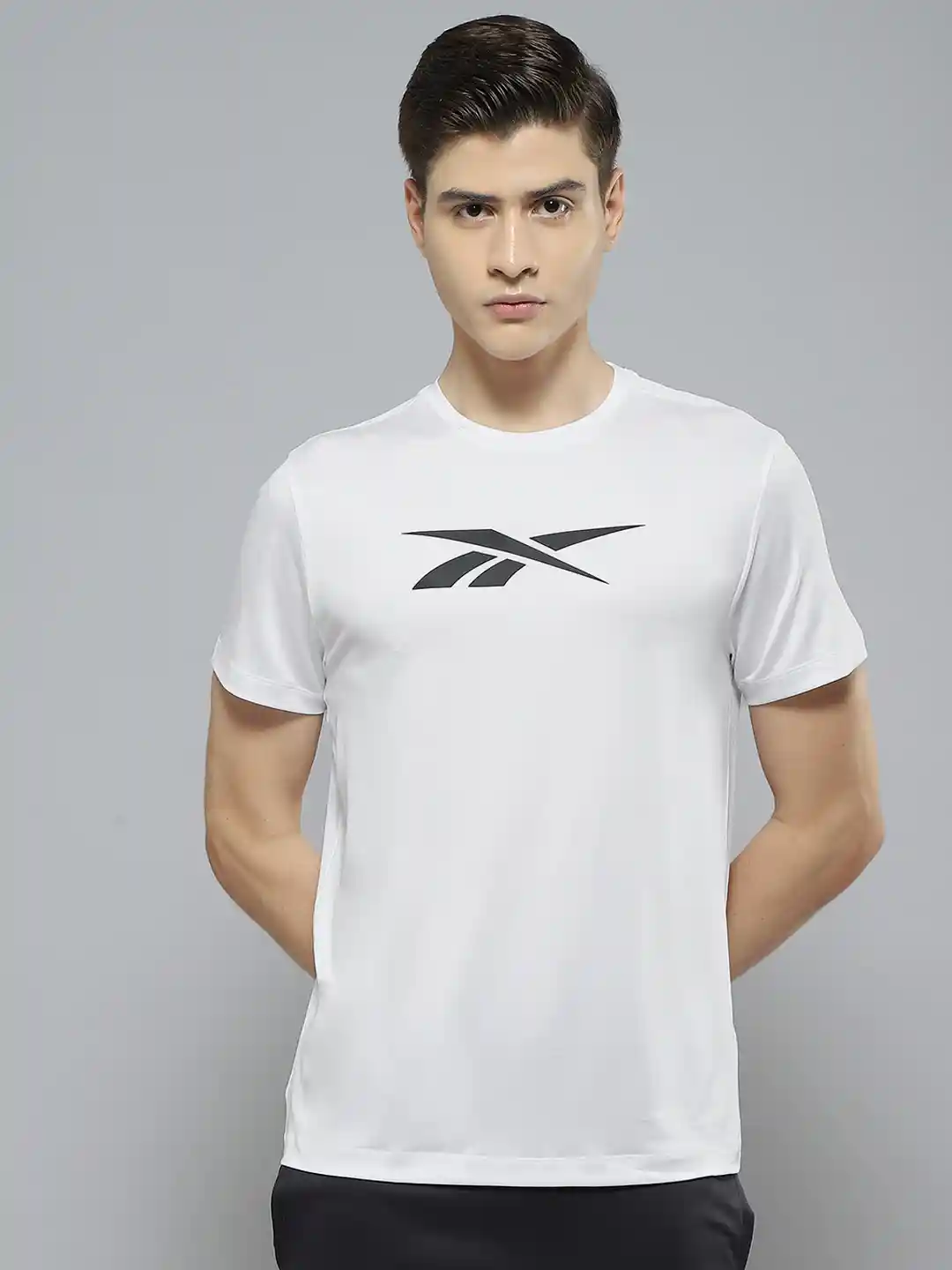 Buy Reebok Round Neck Brand Carrier Performance T-Shirt Tshirts