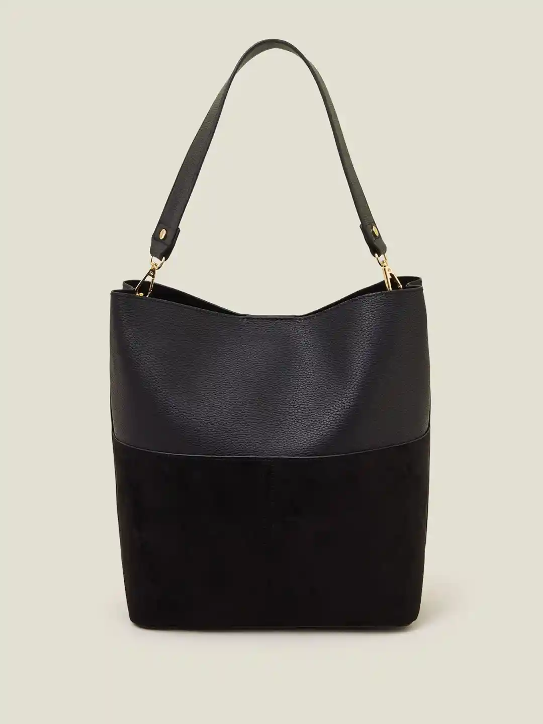 Accessorize Women Bucket Shoulder Bag Black