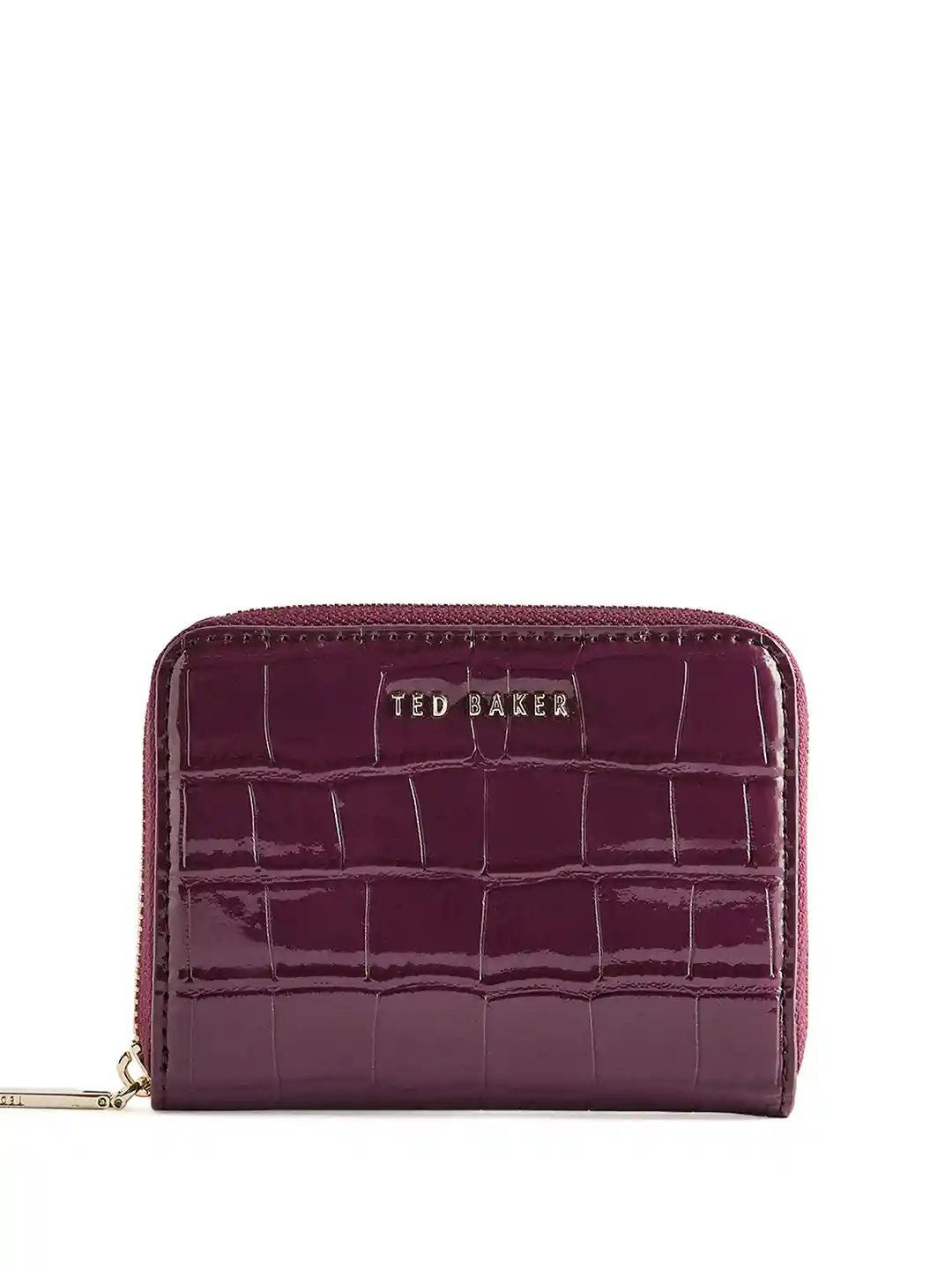 Buy Ted Baker Women Textured PU Zip Around Wallet Wallets for