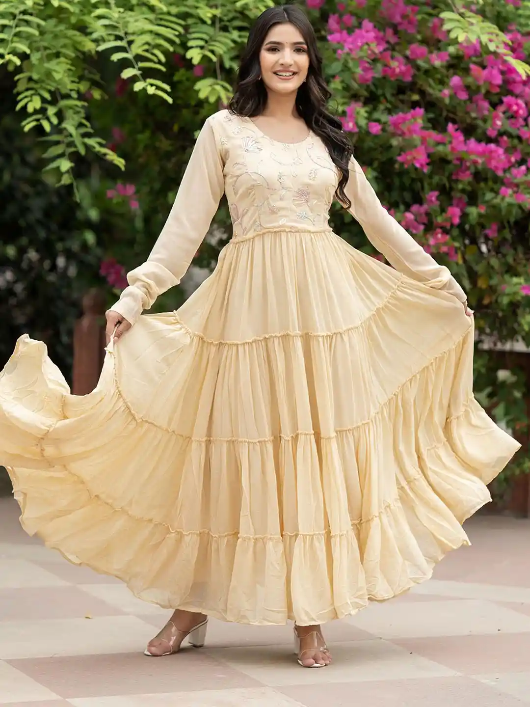 Party Wear Dresses Online Myntra Floor Length Dresses Buy ASPORA