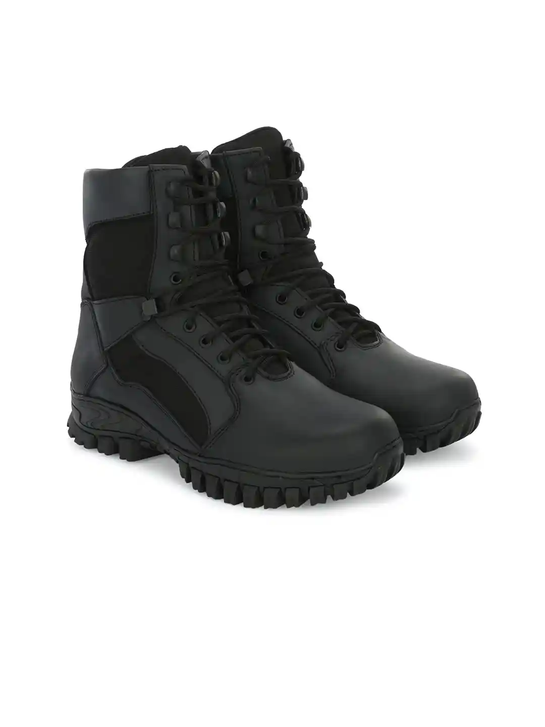 Buy SHOE DAY Men Block Heeled Leather Biker Boots Boots for Men