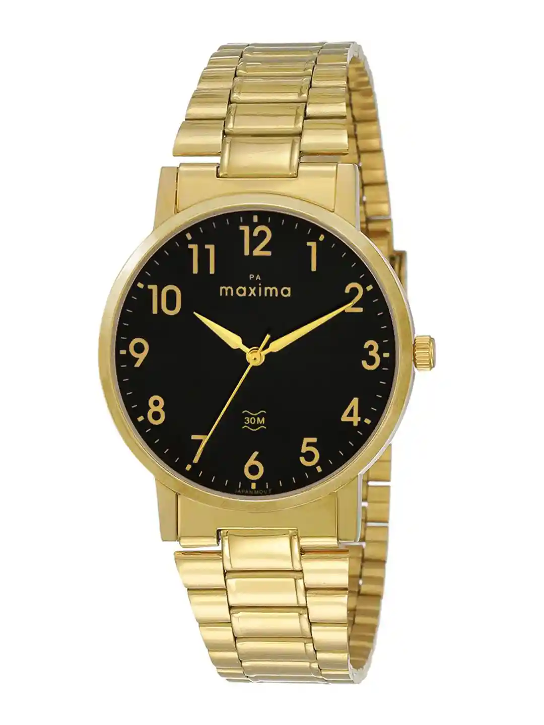 Buy maxima Men Dial Stainless Steel Straps Analogue Watch